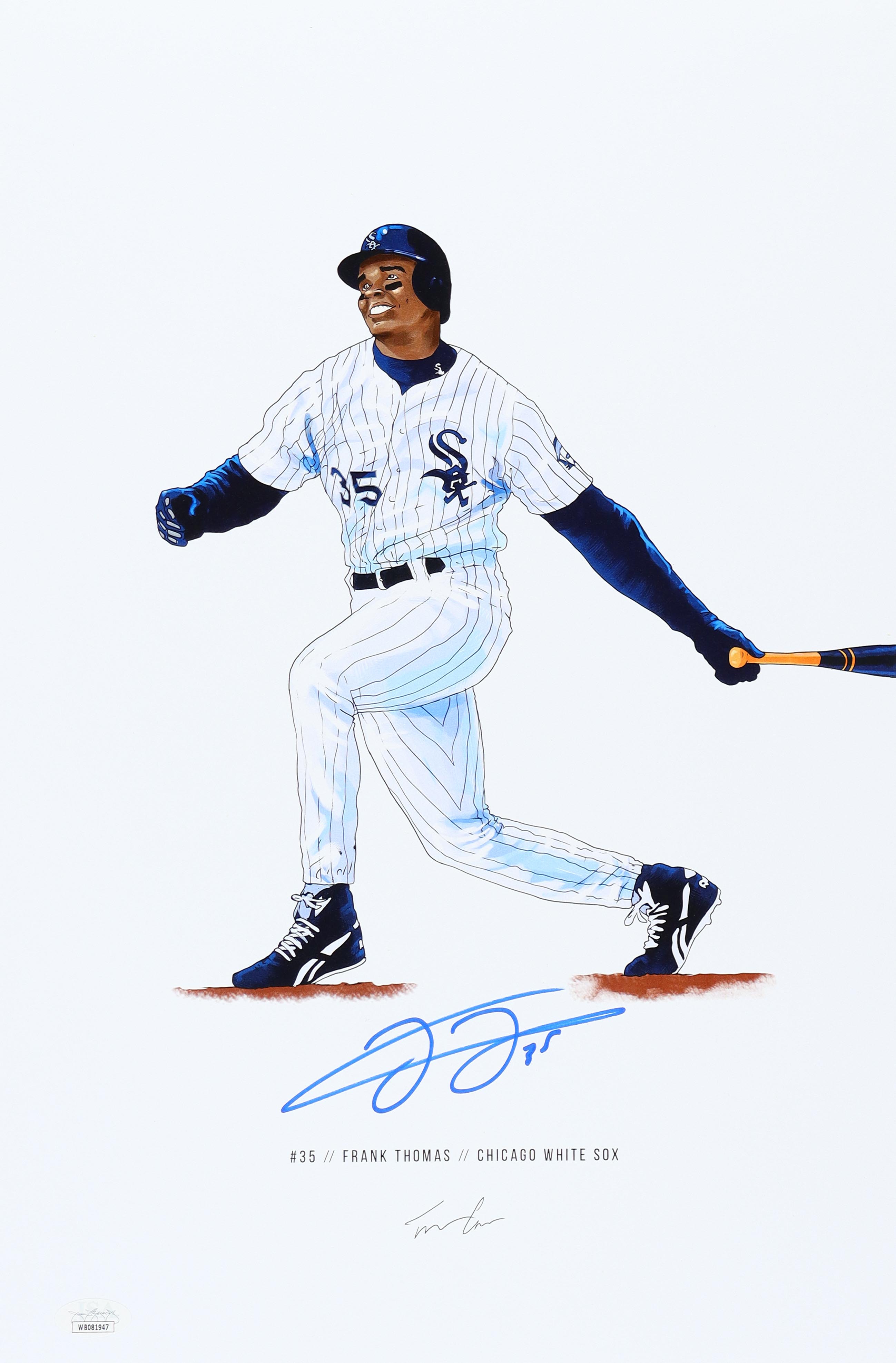 Frank Thomas Signed White Sox 12x18 Lithograph (JSA) at PristineAuction.com Frank Thomas Signed White Sox 12x18 Lithograph (JSA) at PristineAuction.com