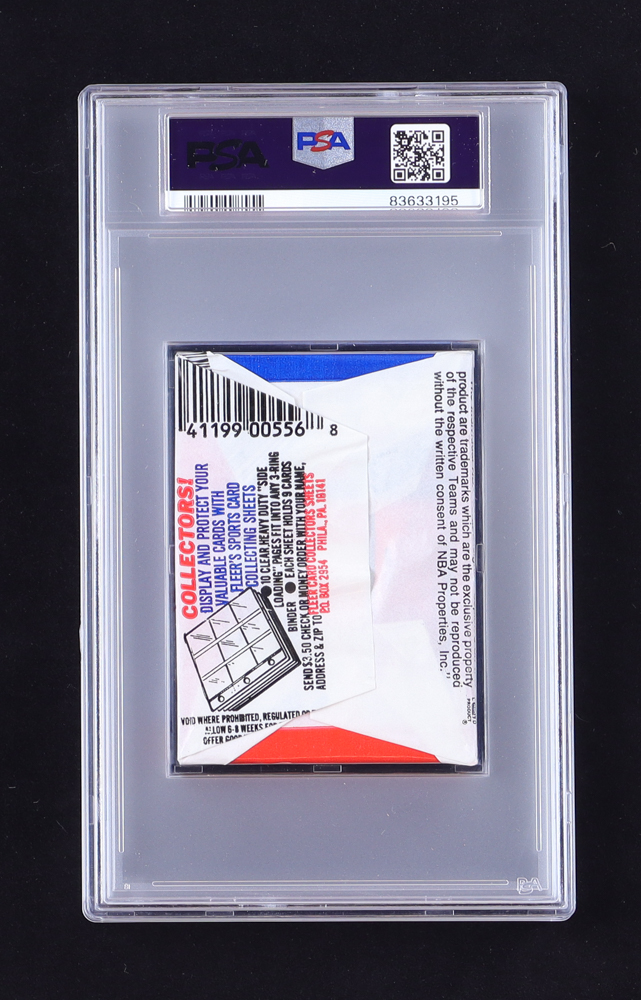 1989 Fleer Basketball Wax Pack (PSA 8) at PristineAuction.com 1989 Fleer Basketball Wax Pack (PSA 8) at PristineAuction.com