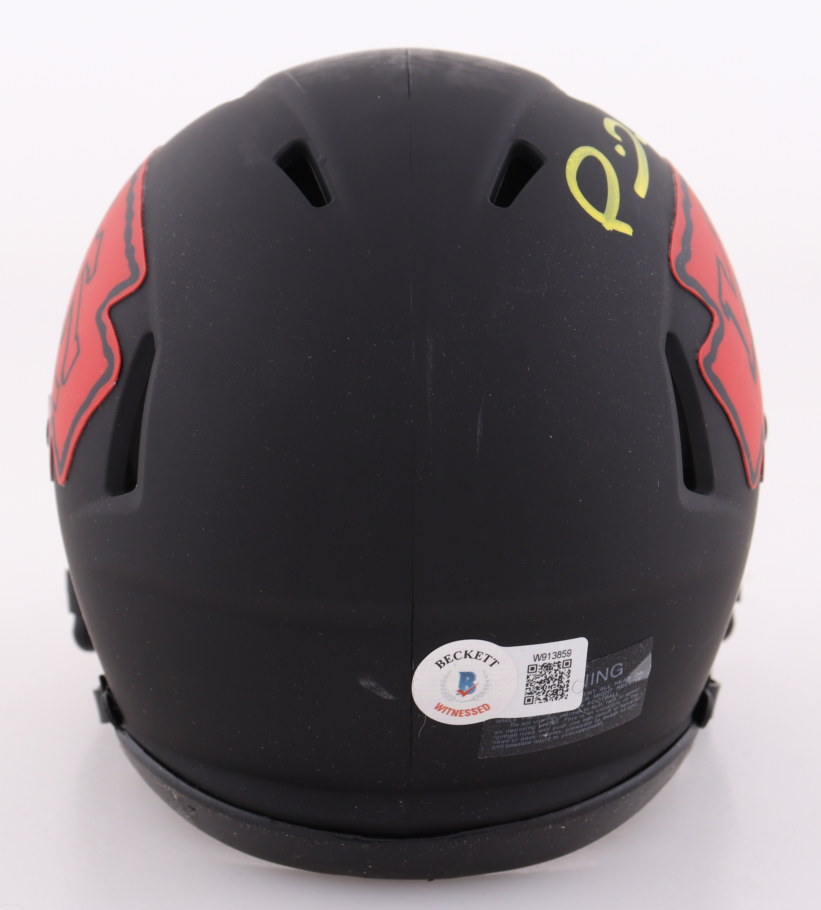 Patrick Mahomes Signed Chiefs Eclipse Alternate Speed Mini Helmet (Beckett) at PristineAuction.com Patrick Mahomes Signed Chiefs Eclipse Alternate Speed Mini Helmet (Beckett) at PristineAuction.com