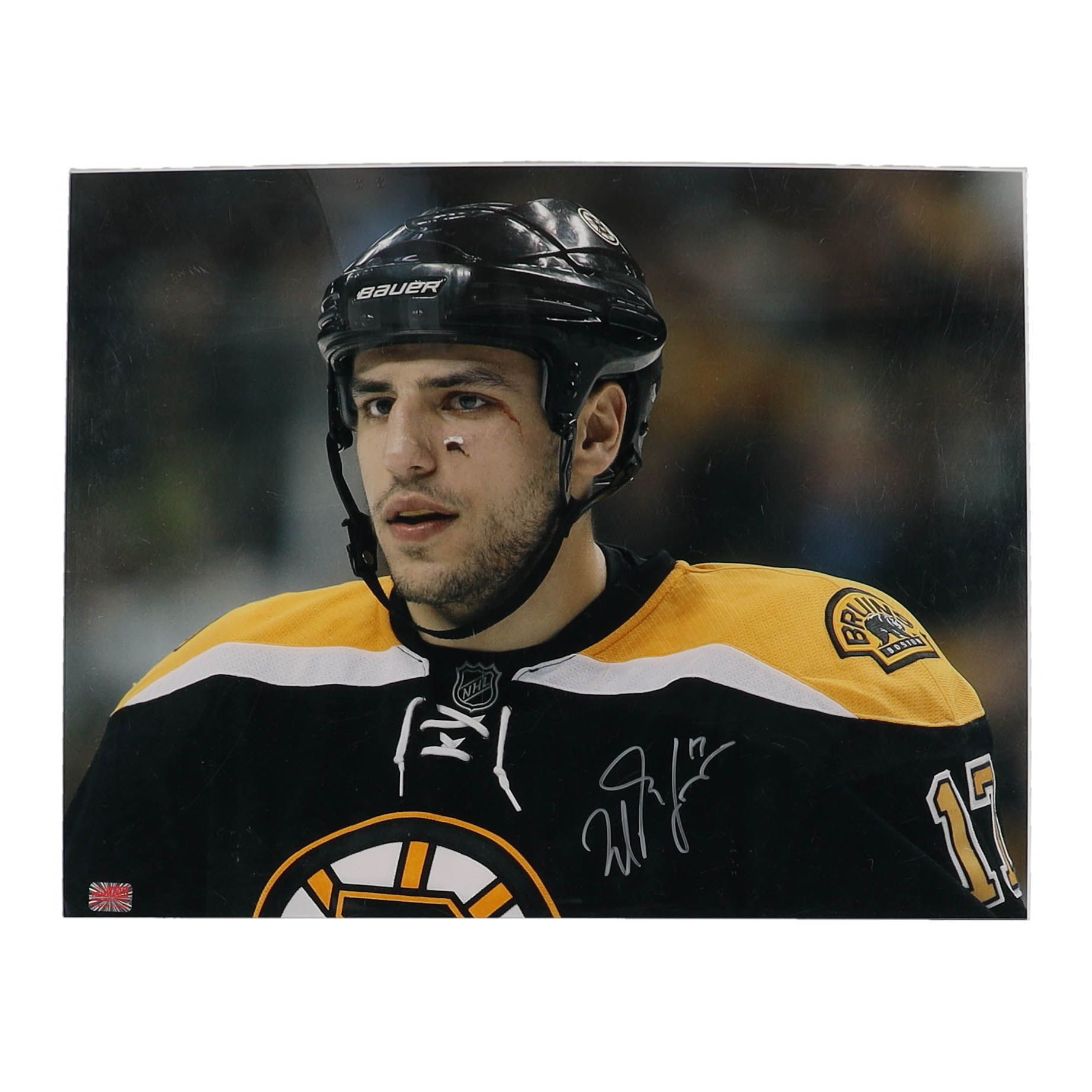 Milan Lucic Signed Bruins 16x20 Photo (YSMS) at PristineAuction.com Milan Lucic Signed Bruins 16x20 Photo (YSMS) at PristineAuction.com