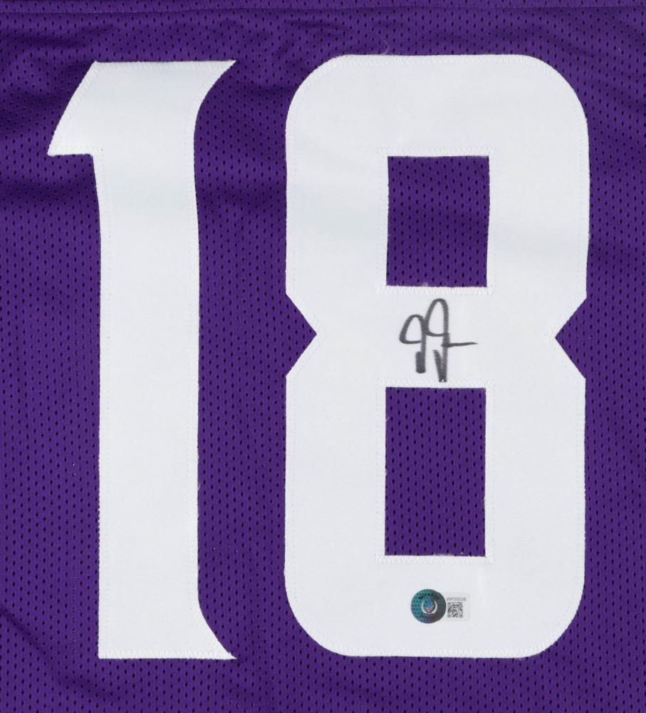 Justin Jefferson Signed Jersey (Beckett) at PristineAuction.com Justin Jefferson Signed Jersey (Beckett) at PristineAuction.com