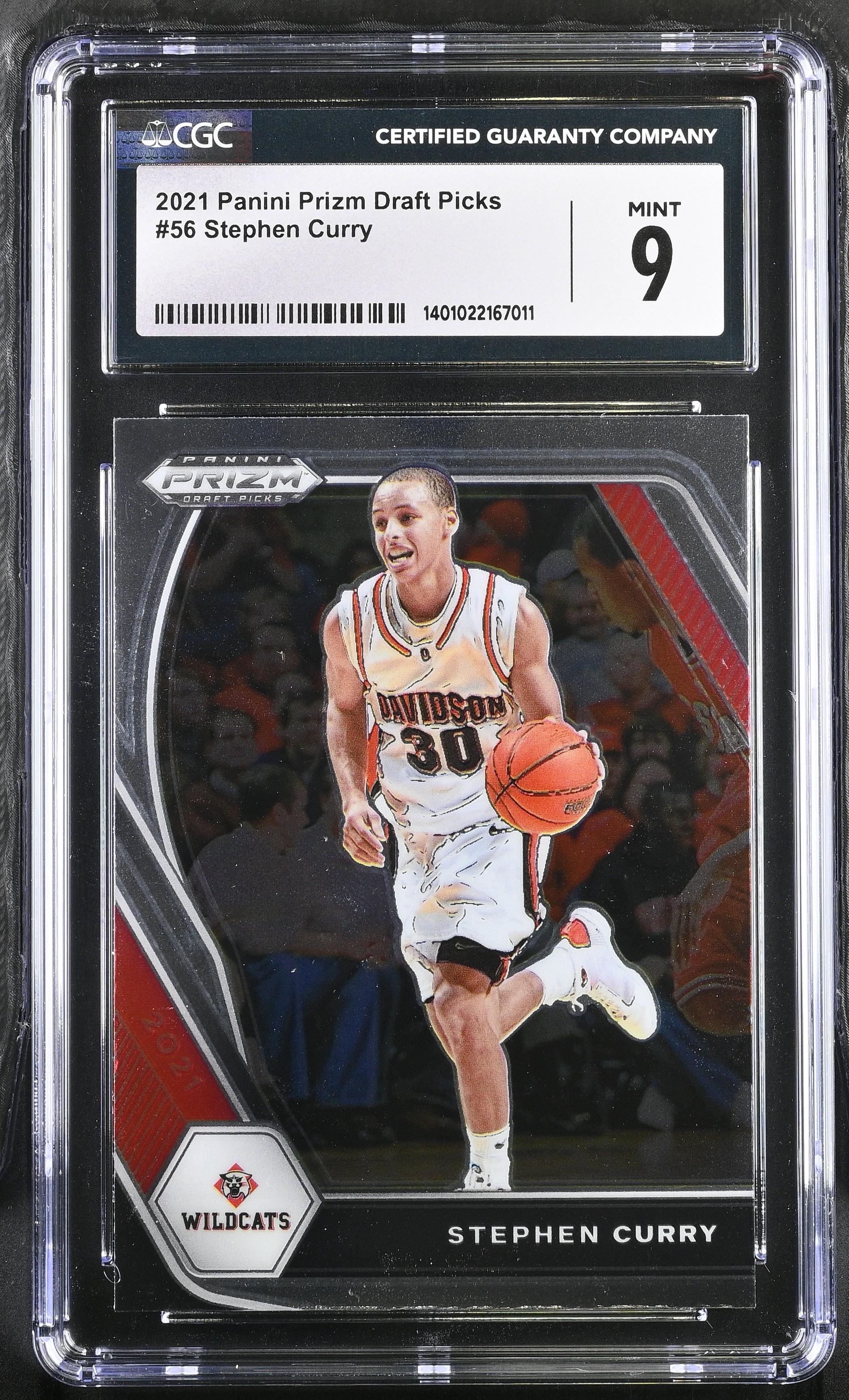 Stephen Curry 2021-22 Panini Prizm Draft Picks #56 (CGC 9) at PristineAuction.com Stephen Curry 2021-22 Panini Prizm Draft Picks #56 (CGC 9) at PristineAuction.com