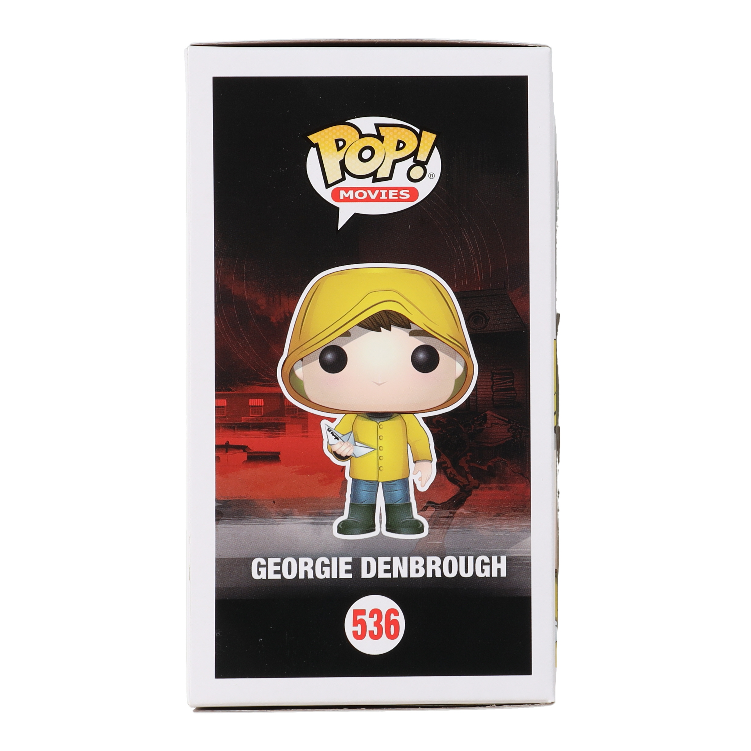 Jackson Robert Scott Signed "IT" #536 Georgie Funko Pop! Inscribed "Popcorn?" (Beckett) at PristineAuction.com Jackson Robert Scott Signed "IT" #536 Georgie Funko Pop! Inscribed "Popcorn?" (Beckett) at PristineAuction.com