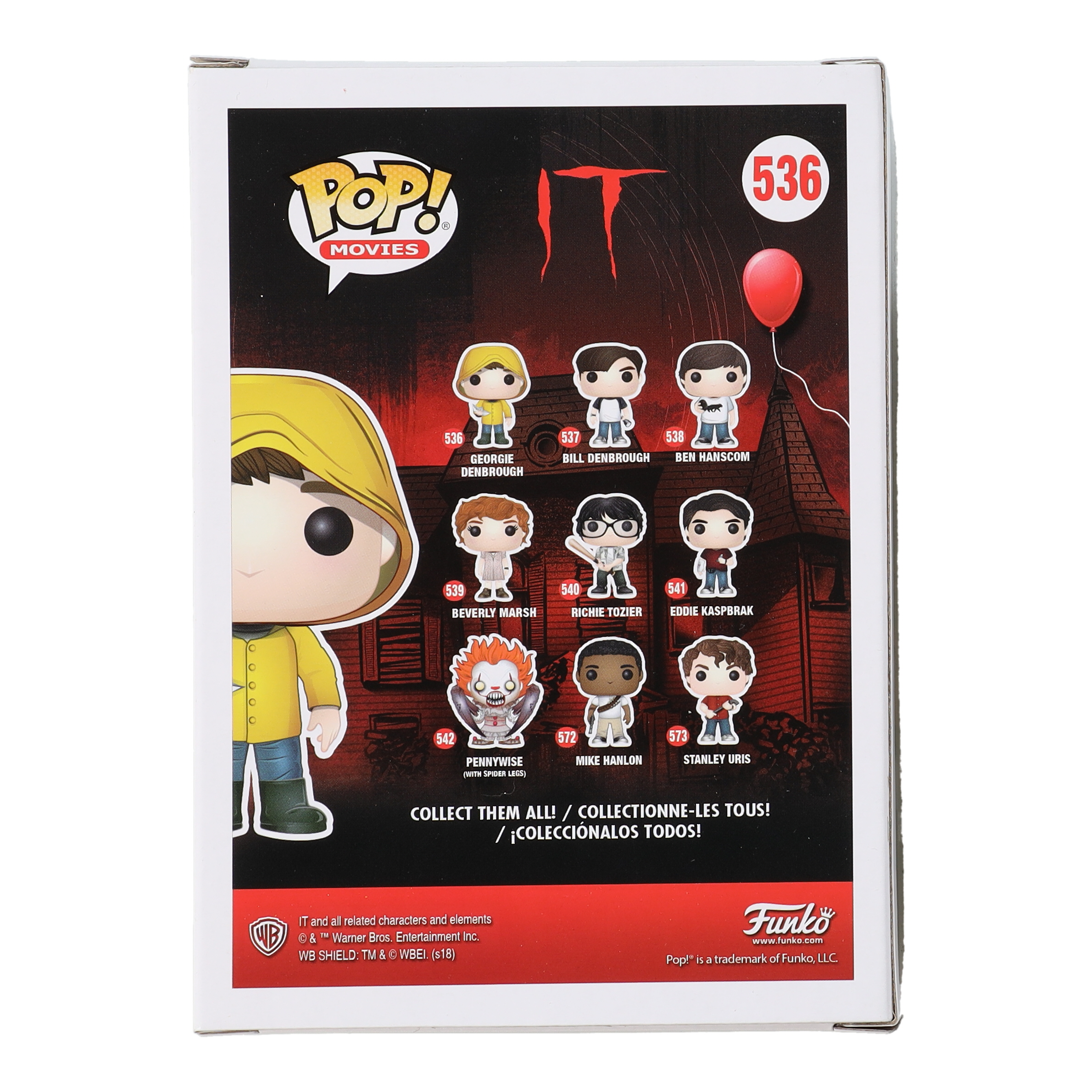 Jackson Robert Scott Signed "IT" #536 Georgie Funko Pop! Inscribed "Popcorn?" (Beckett) at PristineAuction.com Jackson Robert Scott Signed "IT" #536 Georgie Funko Pop! Inscribed "Popcorn?" (Beckett) at PristineAuction.com