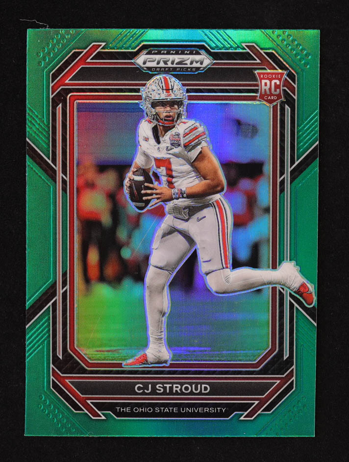 CJ Stroud 2023 Panini Prizm Draft Picks Prizms Green #102 RC at PristineAuction.com CJ Stroud 2023 Panini Prizm Draft Picks Prizms Green #102 RC at PristineAuction.com
