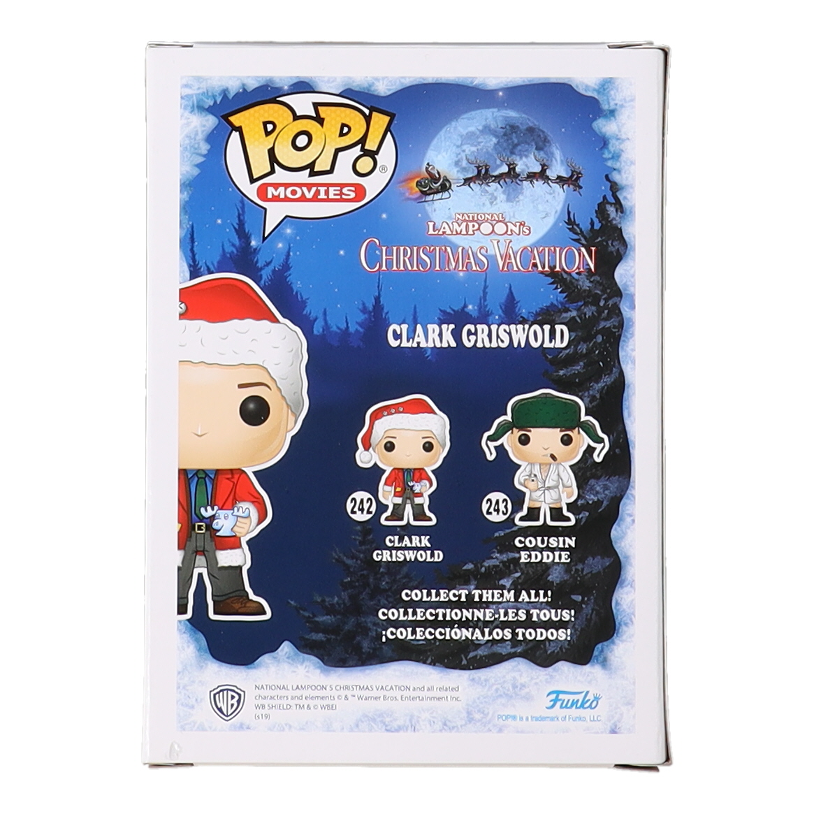 Chevy Chase Signed "National Lampoon's Christmas Vacation" #242 Clark Griswold Funko Pop! Vinyl Figure (Beckett) at PristineAuction.com Chevy Chase Signed "National Lampoon's Christmas Vacation" #242 Clark Griswold Funko Pop! Vinyl Figure (Beckett) at PristineAuction.com