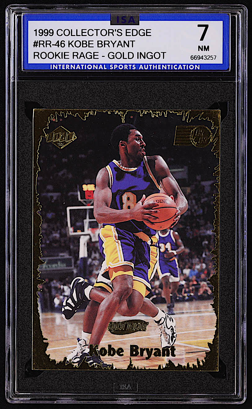 Kobe Bryant 1999 Collector's Edge Rookie Rage Gold #RR46 (ISA 7) at PristineAuction.com Kobe Bryant 1999 Collector's Edge Rookie Rage Gold #RR46 (ISA 7) at PristineAuction.com