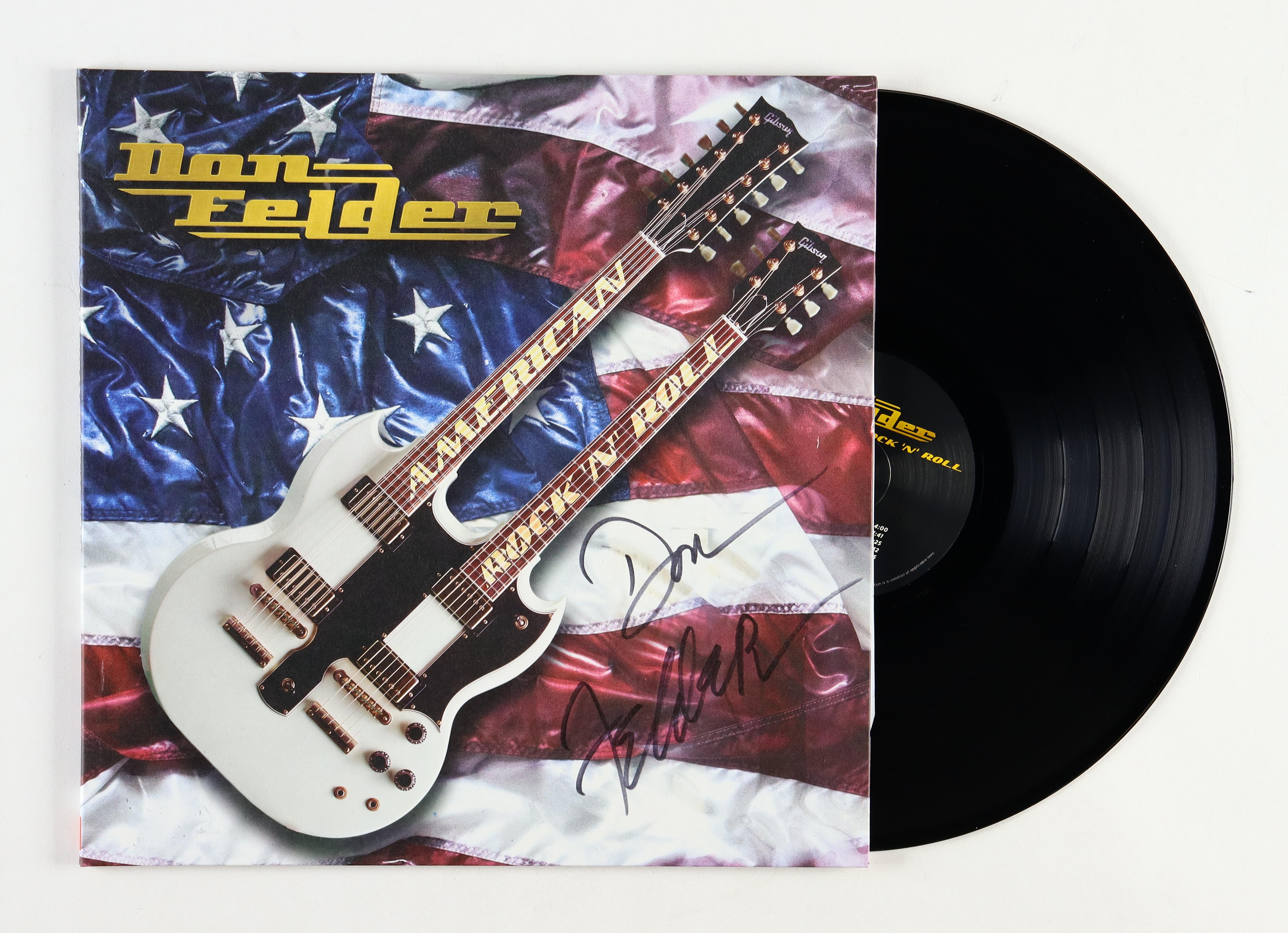 Don Felder Signed "All-American Rock 'N' Roll" Vinyl Record Album Cover (JSA) at PristineAuction.com Don Felder Signed "All-American Rock 'N' Roll" Vinyl Record Album Cover (JSA) at PristineAuction.com