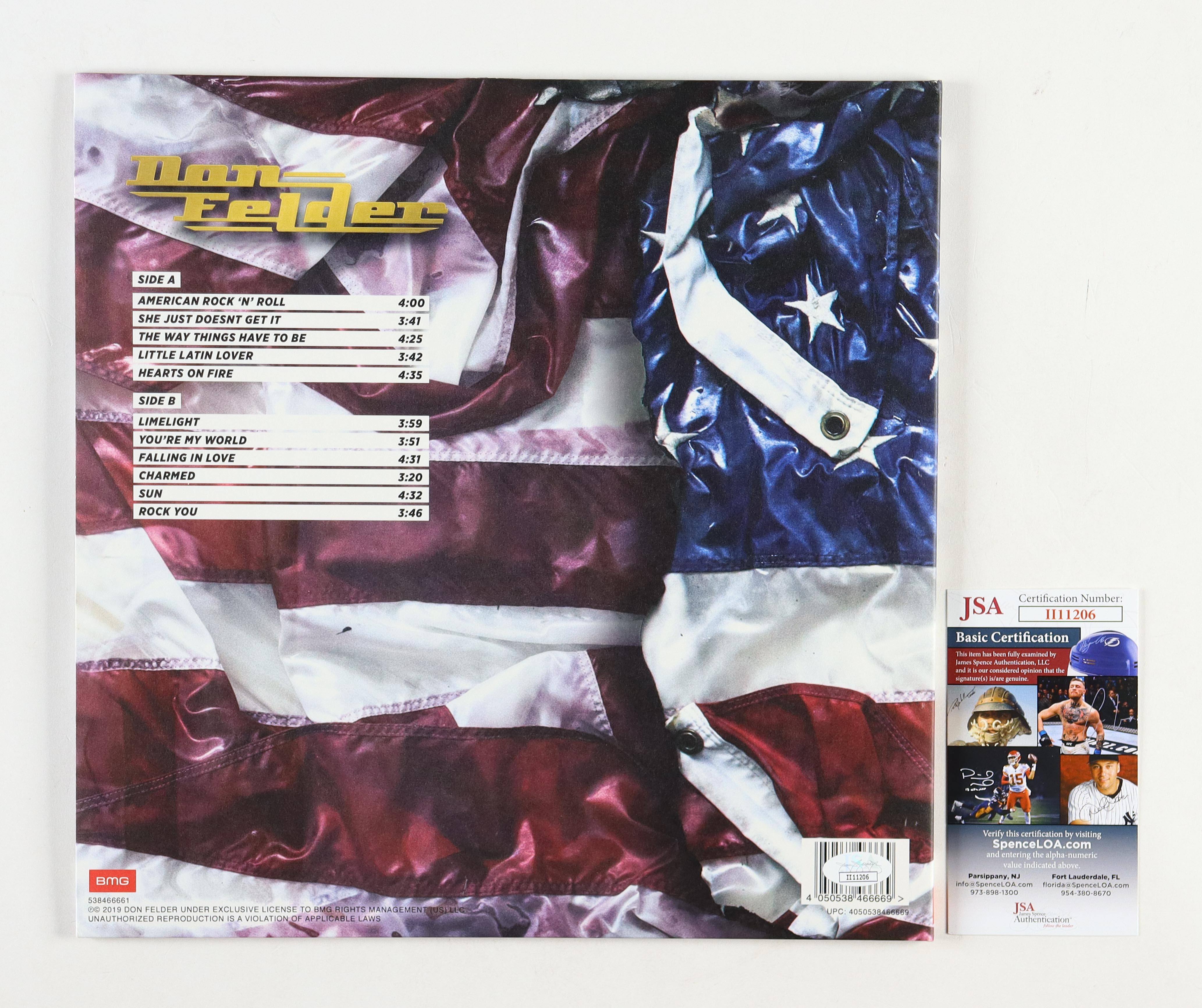 Don Felder Signed "All-American Rock 'N' Roll" Vinyl Record Album Cover (JSA) at PristineAuction.com Don Felder Signed "All-American Rock 'N' Roll" Vinyl Record Album Cover (JSA) at PristineAuction.com