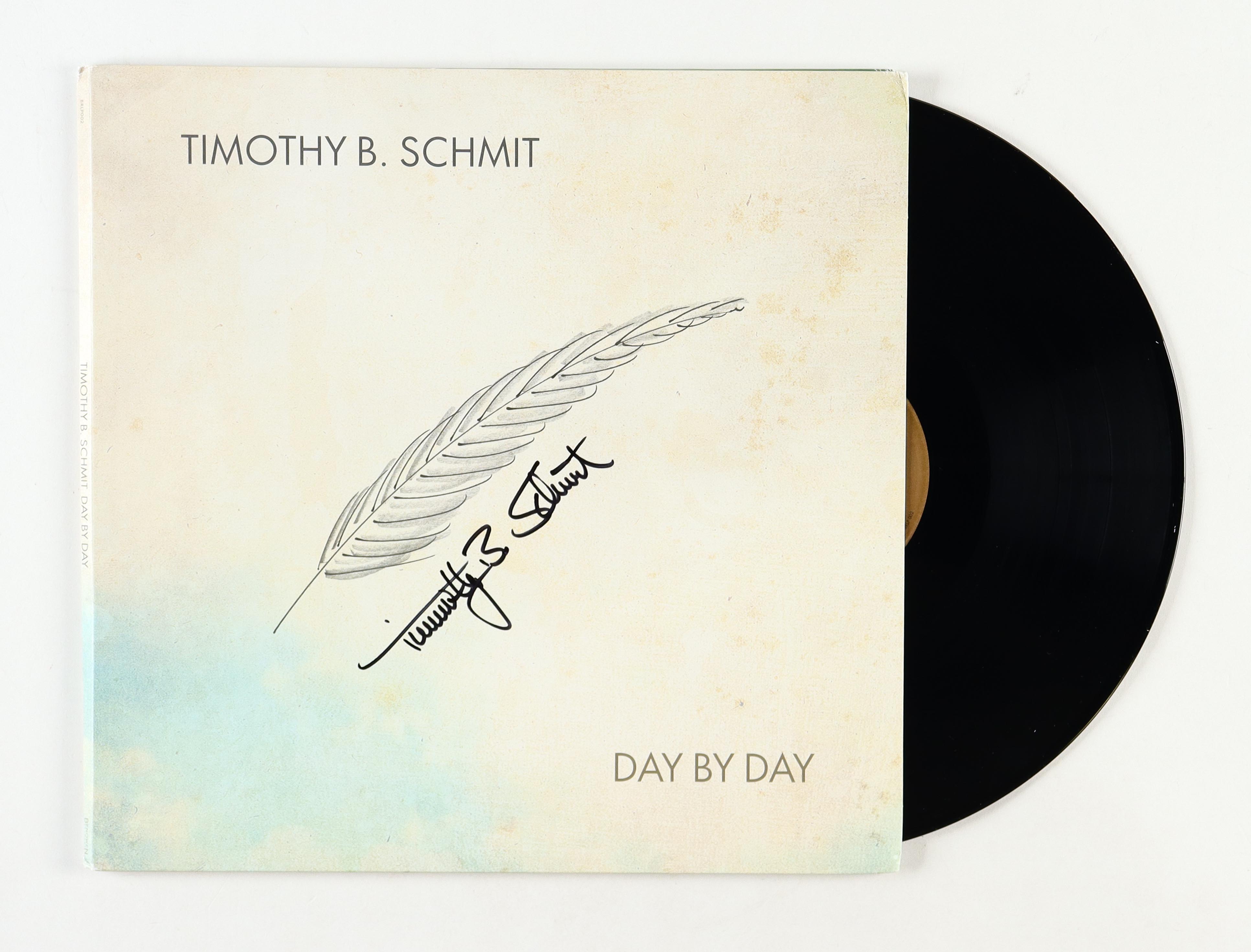 Timothy B Schmit Signed "Day By Day" Vinyl Record Album Cover (JSA) at PristineAuction.com Timothy B Schmit Signed "Day By Day" Vinyl Record Album Cover (JSA) at PristineAuction.com