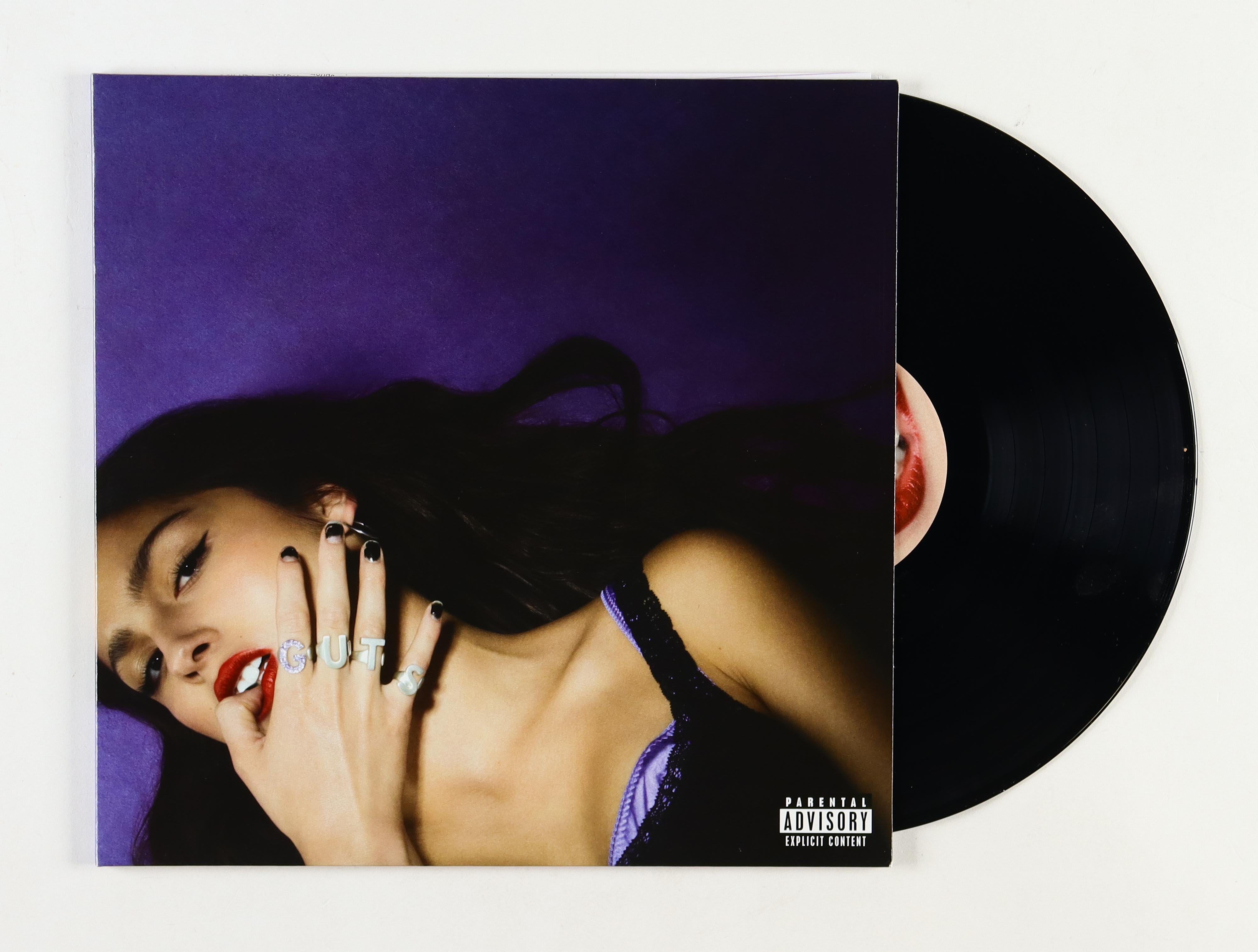 Olivia Rodrigo Signed "GUTS" Vinyl Record Album Insert (JSA) at PristineAuction.com Olivia Rodrigo Signed "GUTS" Vinyl Record Album Insert (JSA) at PristineAuction.com