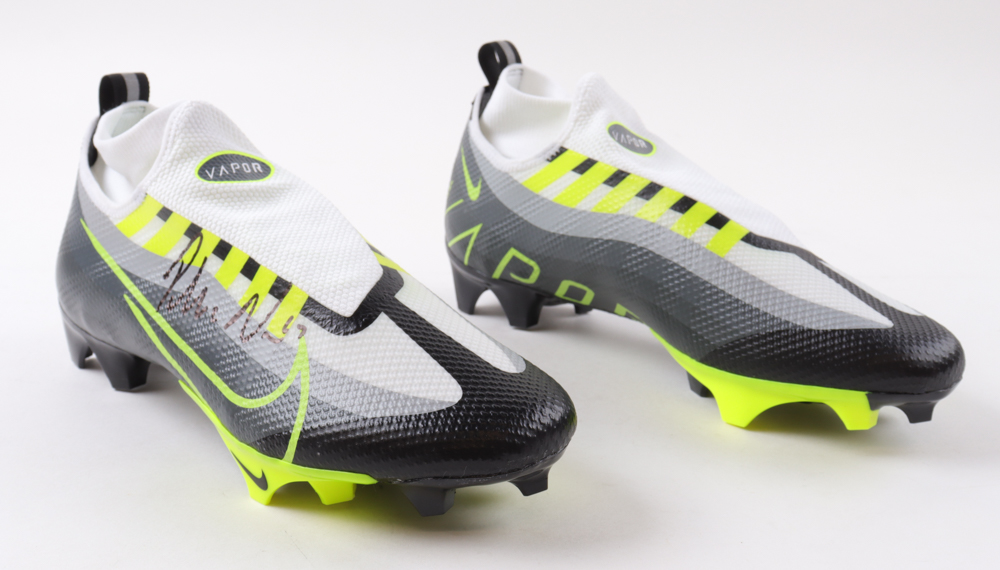 Puka Nacua Signed Pair of Nike Football Cleats (JSA) at PristineAuction.com Puka Nacua Signed Pair of Nike Football Cleats (JSA) at PristineAuction.com