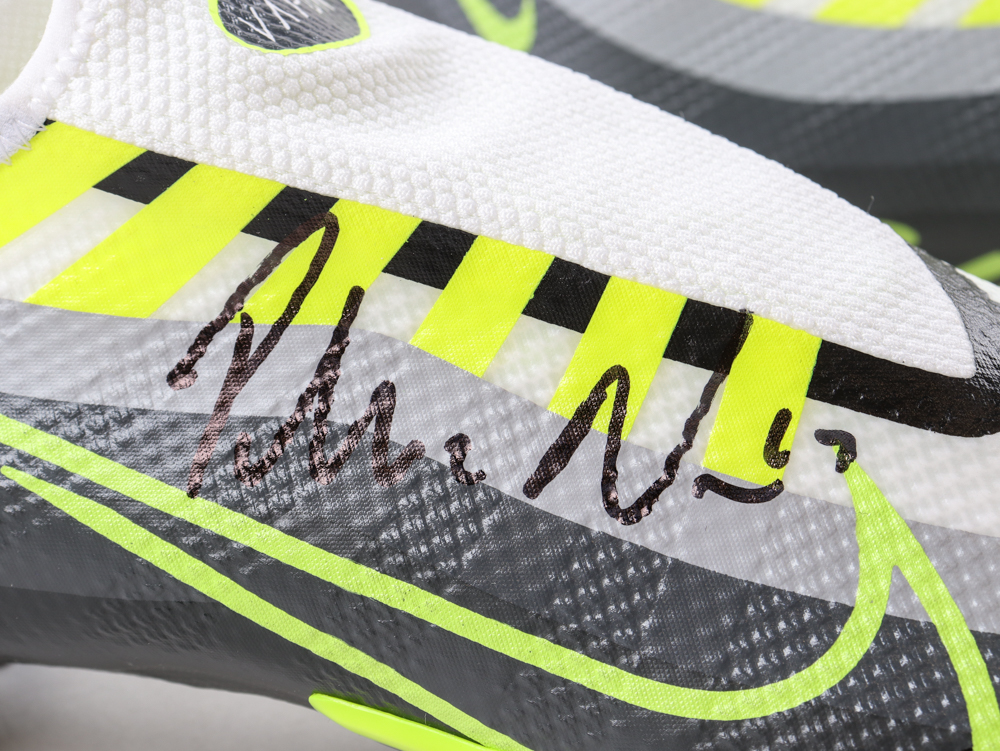 Puka Nacua Signed Pair of Nike Football Cleats (JSA) at PristineAuction.com Puka Nacua Signed Pair of Nike Football Cleats (JSA) at PristineAuction.com