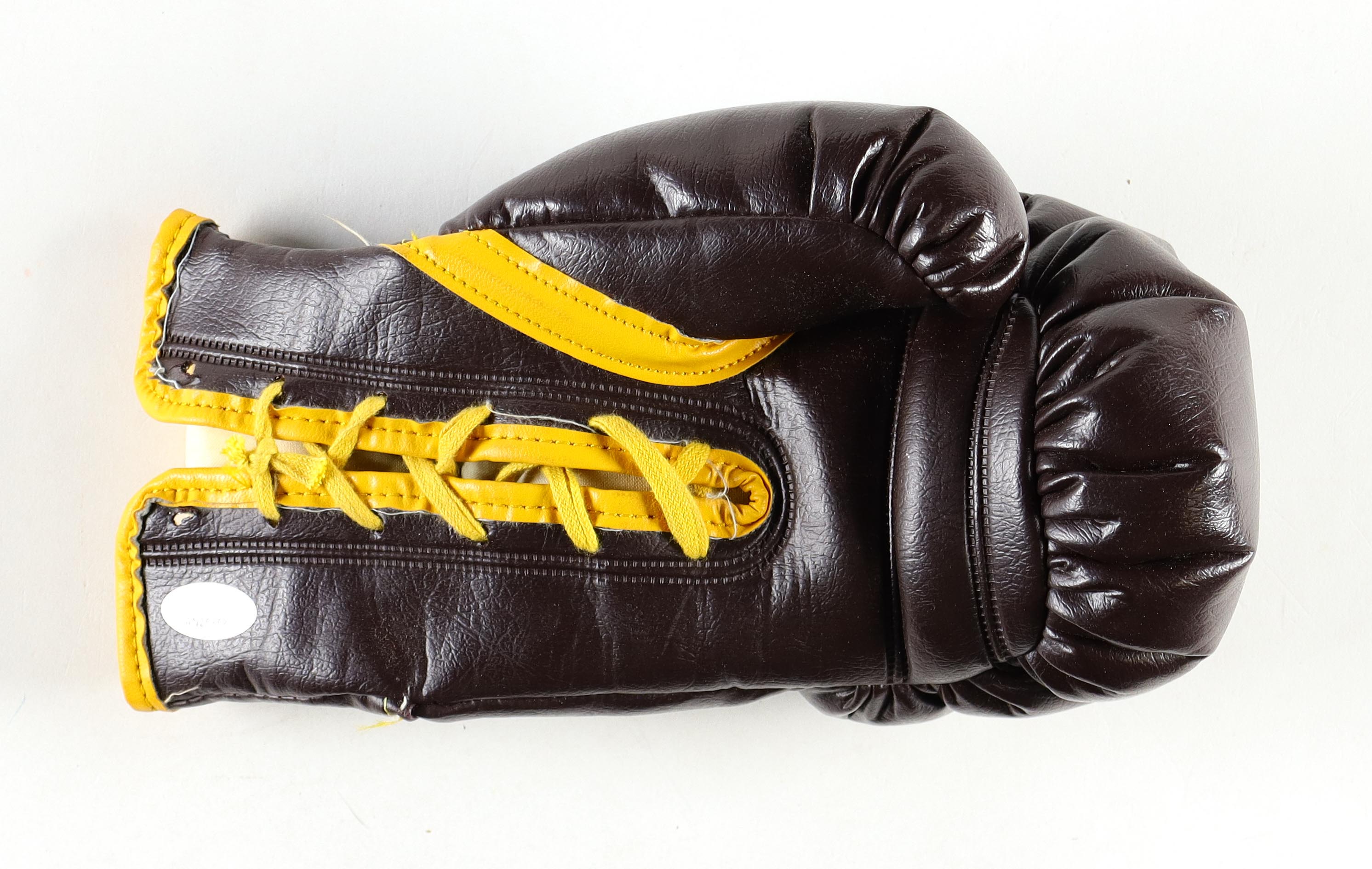 Mike Tyson Signed Everlast Burgundy Boxing Glove In Leroy Neiman Art Print Back Display Case (PSA) at PristineAuction.com Mike Tyson Signed Everlast Burgundy Boxing Glove In Leroy Neiman Art Print Back Display Case (PSA) at PristineAuction.com