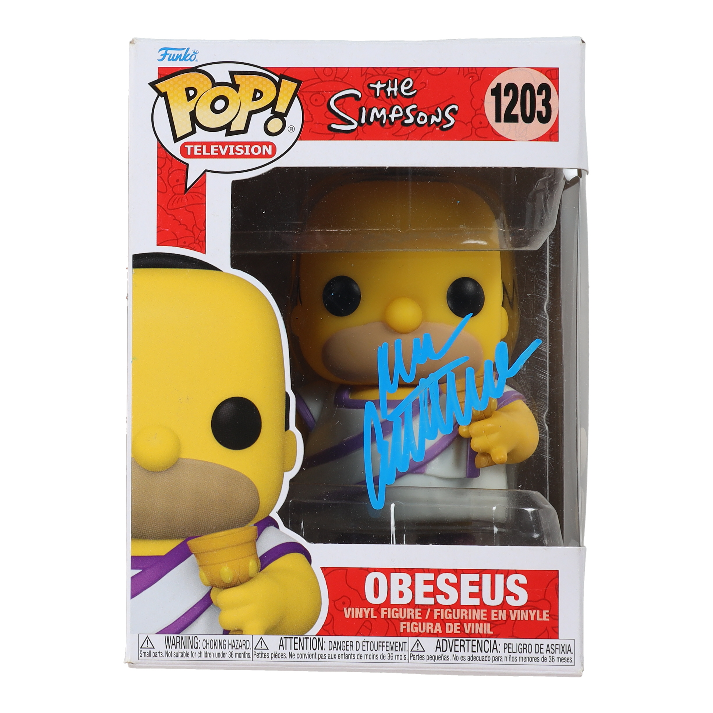 Dan Castellaneta Signed "Obeseus" #1203 The Simpsons Funko Pop! Vinyl Figure (JSA & PSA) at PristineAuction.com Dan Castellaneta Signed "Obeseus" #1203 The Simpsons Funko Pop! Vinyl Figure (JSA & PSA) at PristineAuction.com