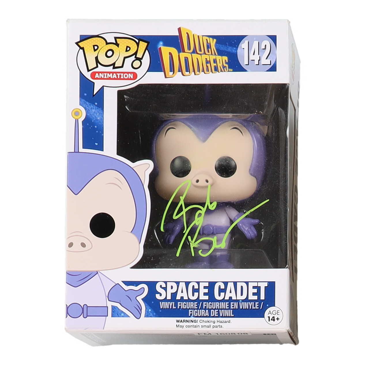 Bob Bergen Signed "Duck Dodgers" #142 Space Cadet Funko Pop! Vinyl Figure (JSA) at PristineAuction.com Bob Bergen Signed "Duck Dodgers" #142 Space Cadet Funko Pop! Vinyl Figure (JSA) at PristineAuction.com