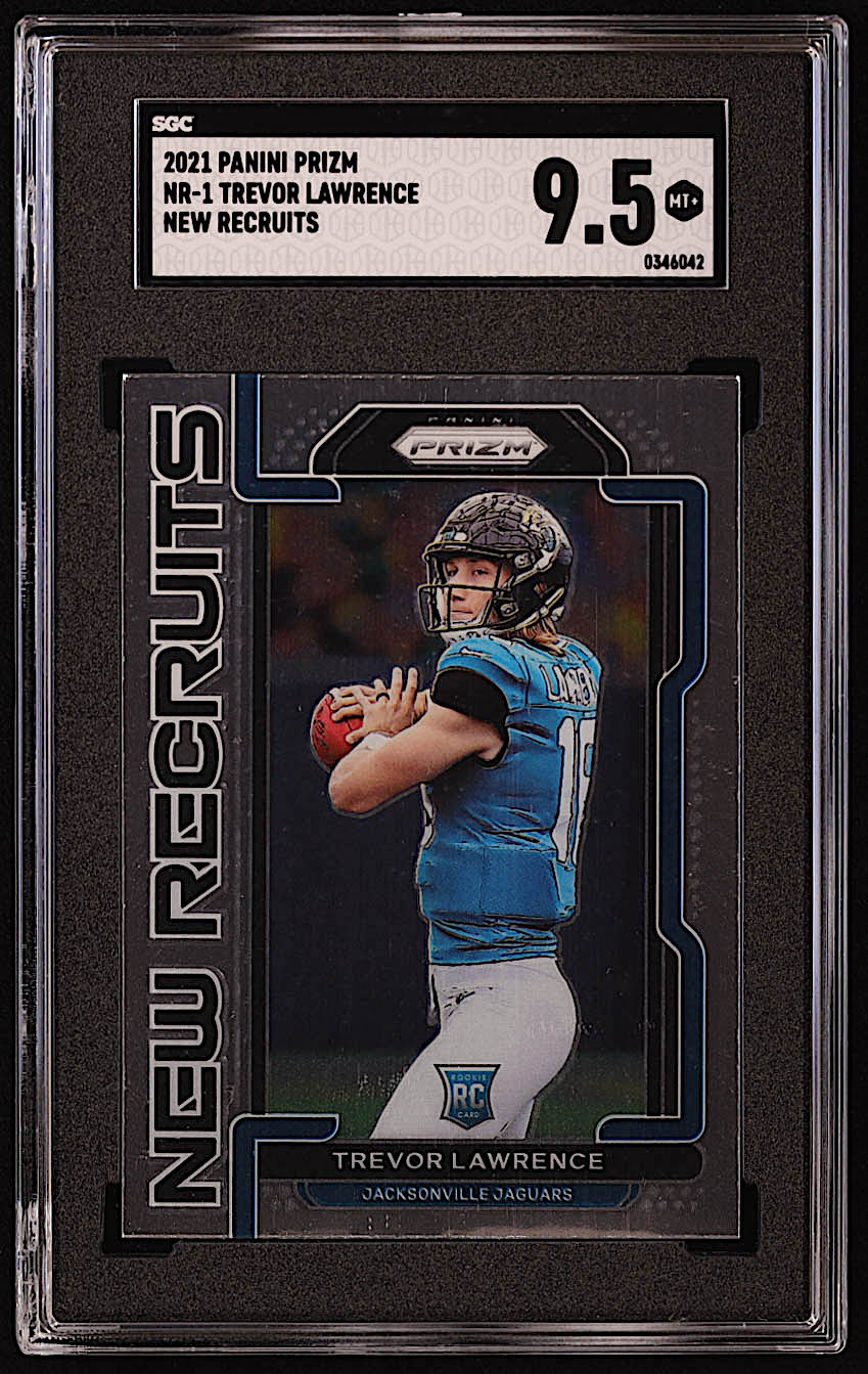 Trevor Lawrence 2021 Panini Prizm New Recruits #1 RC (SGC 9.5 ...