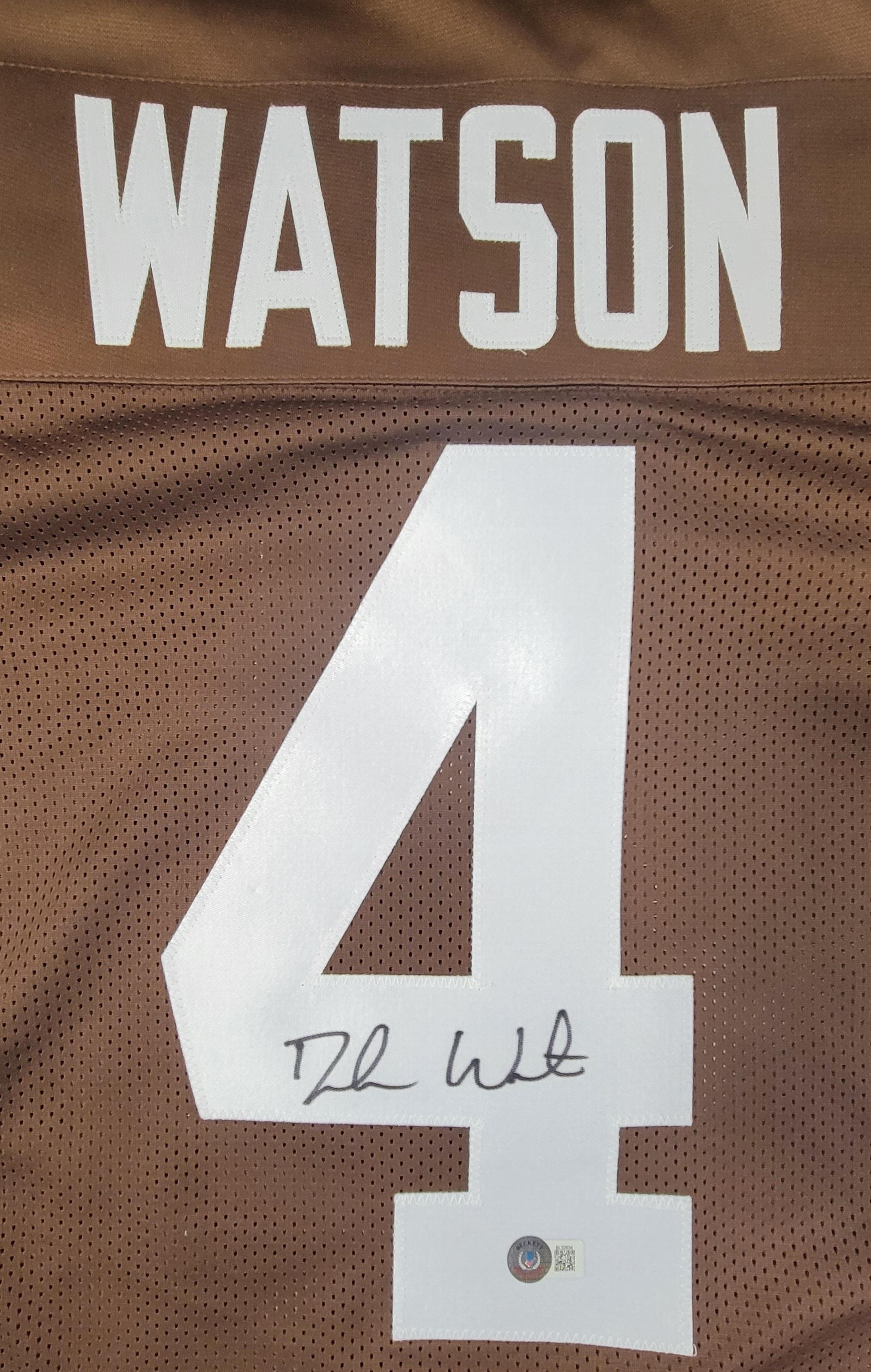 Deshaun Watson Signed Jersey (Beckett) at PristineAuction.com Deshaun Watson Signed Jersey (Beckett) at PristineAuction.com