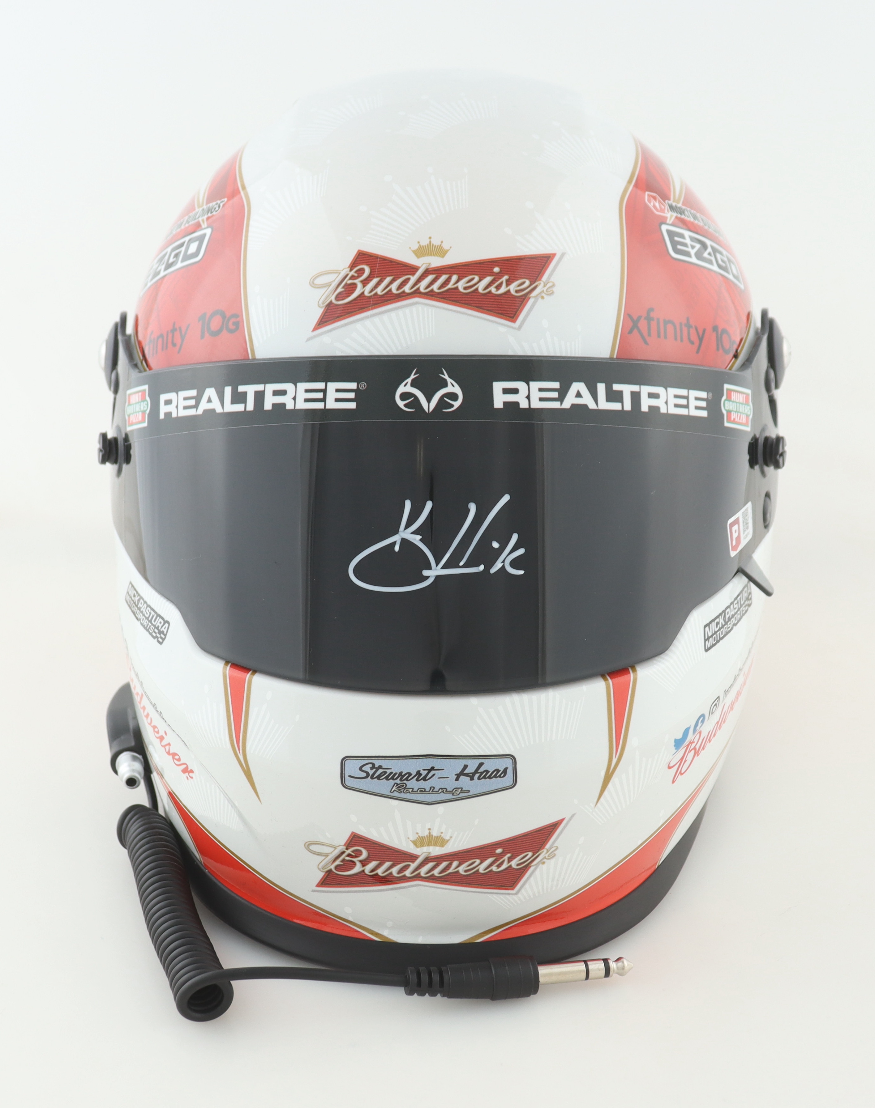 Kevin Harvick Signed NASCAR Budweiser Full-Size Helmet (PA) at PristineAuction.com Kevin Harvick Signed NASCAR Budweiser Full-Size Helmet (PA) at PristineAuction.com