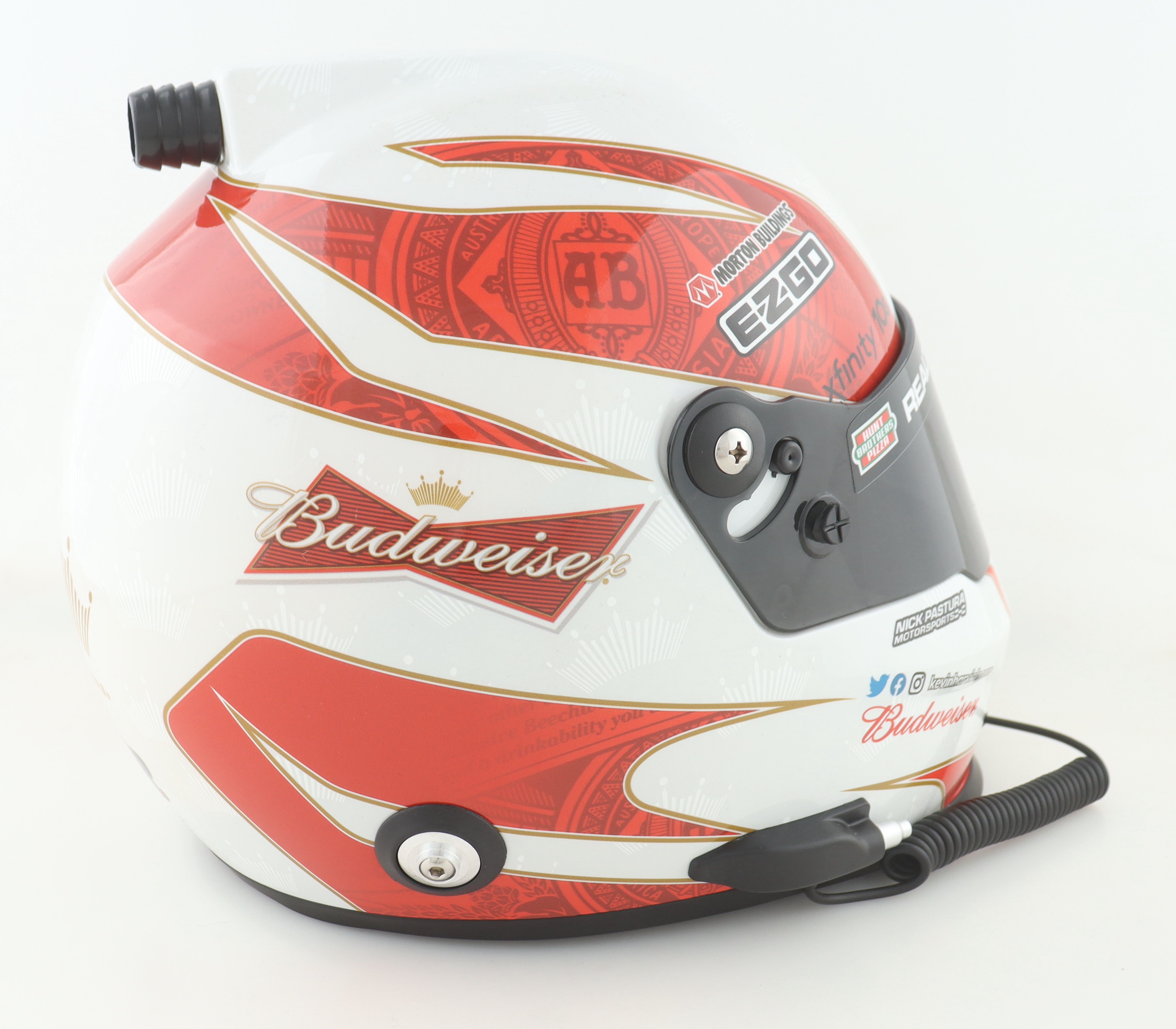 Kevin Harvick Signed NASCAR Budweiser Full-Size Helmet (PA) at PristineAuction.com Kevin Harvick Signed NASCAR Budweiser Full-Size Helmet (PA) at PristineAuction.com