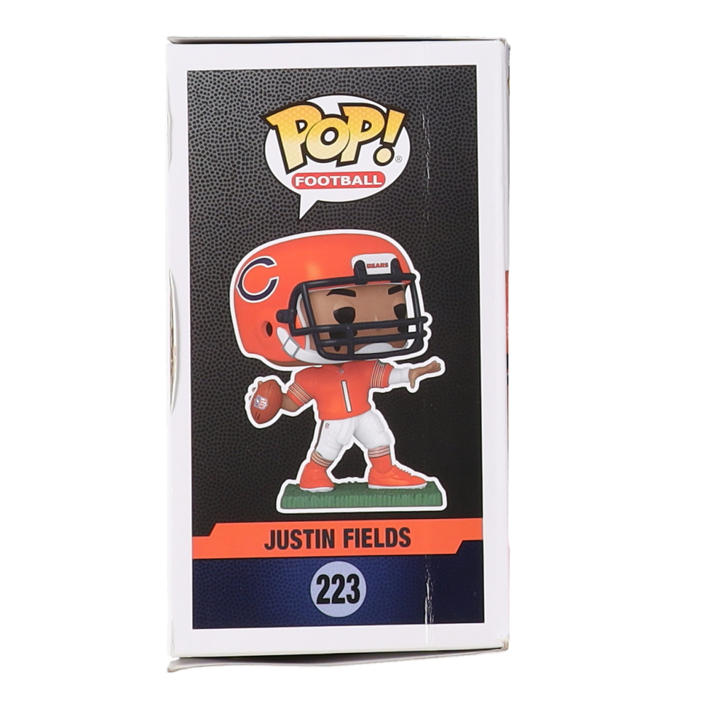 Justin Fields Signed Bears #223 Funko Pop! Vinyl Figure (Beckett ...