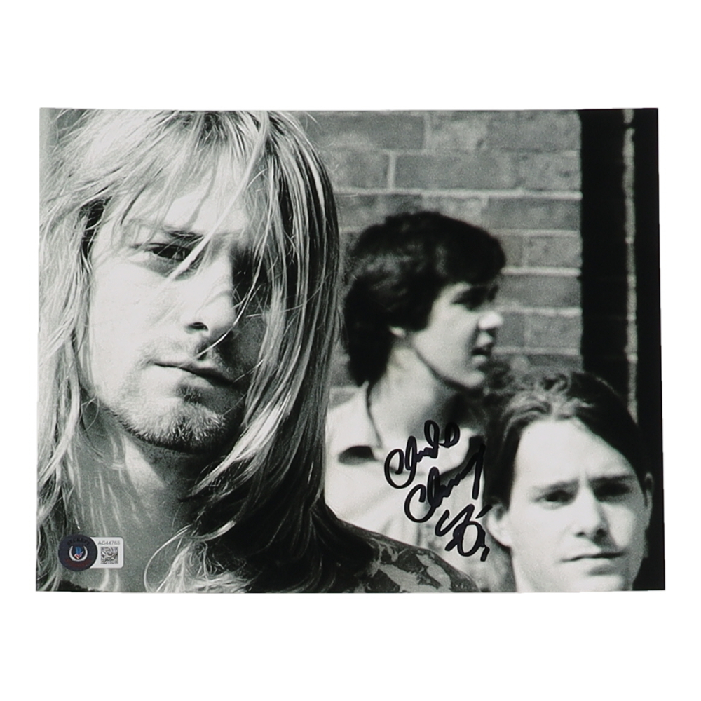 Chad Channing Signed Nirvana 8x10 Photo (Beckett) Pristine Auction