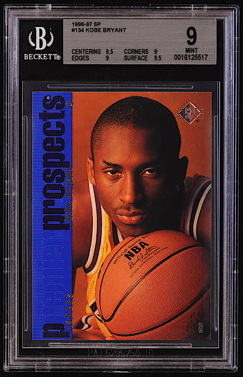 Kobe Bryant 1996-97 SP #134 RC (BGS 9) at PristineAuction.com Kobe Bryant 1996-97 SP #134 RC (BGS 9) at PristineAuction.com