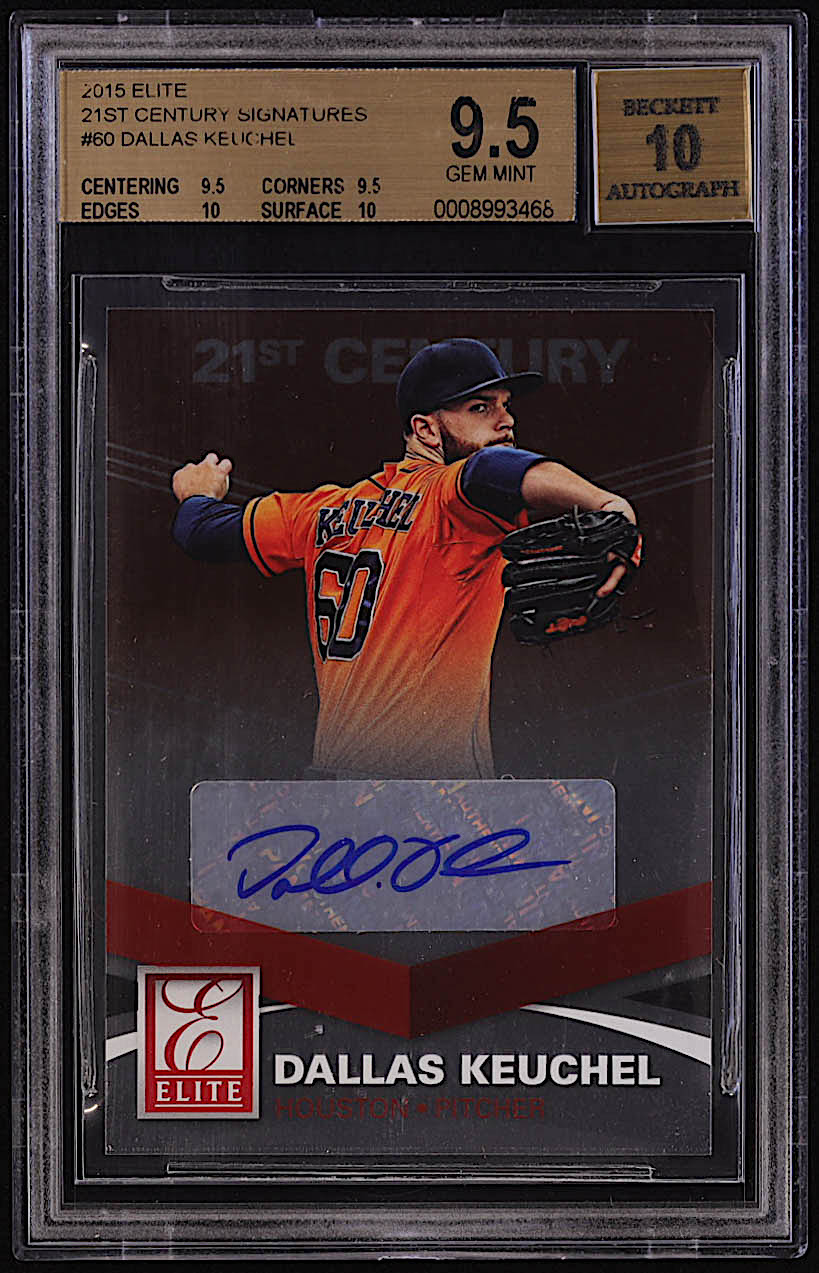 Dallas Keuchel 2015 Elite 21st Century Signatures #60 (BGS 9.5 | Auto 10) at PristineAuction.com Dallas Keuchel 2015 Elite 21st Century Signatures #60 (BGS 9.5 | Auto 10) at PristineAuction.com