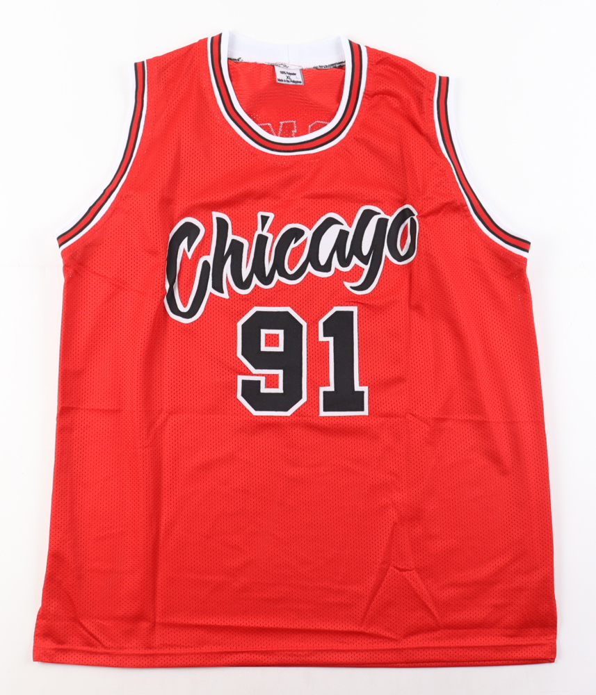 Dennis Rodman Signed Jersey (JSA) at PristineAuction.com Dennis Rodman Signed Jersey (JSA) at PristineAuction.com