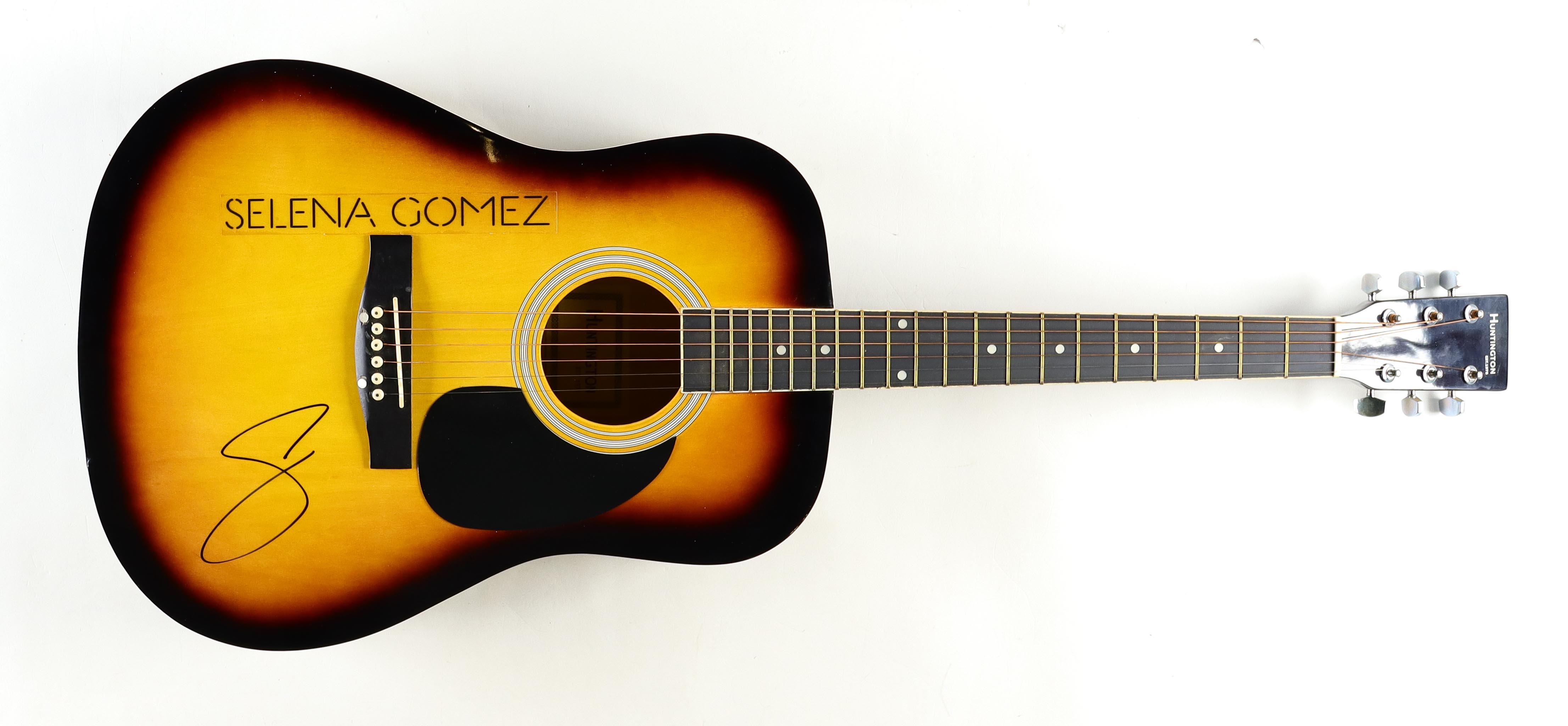 Selena Gomez Signed 41" Acoustic Guitar (JSA) at PristineAuction.com Selena Gomez Signed 41" Acoustic Guitar (JSA) at PristineAuction.com
