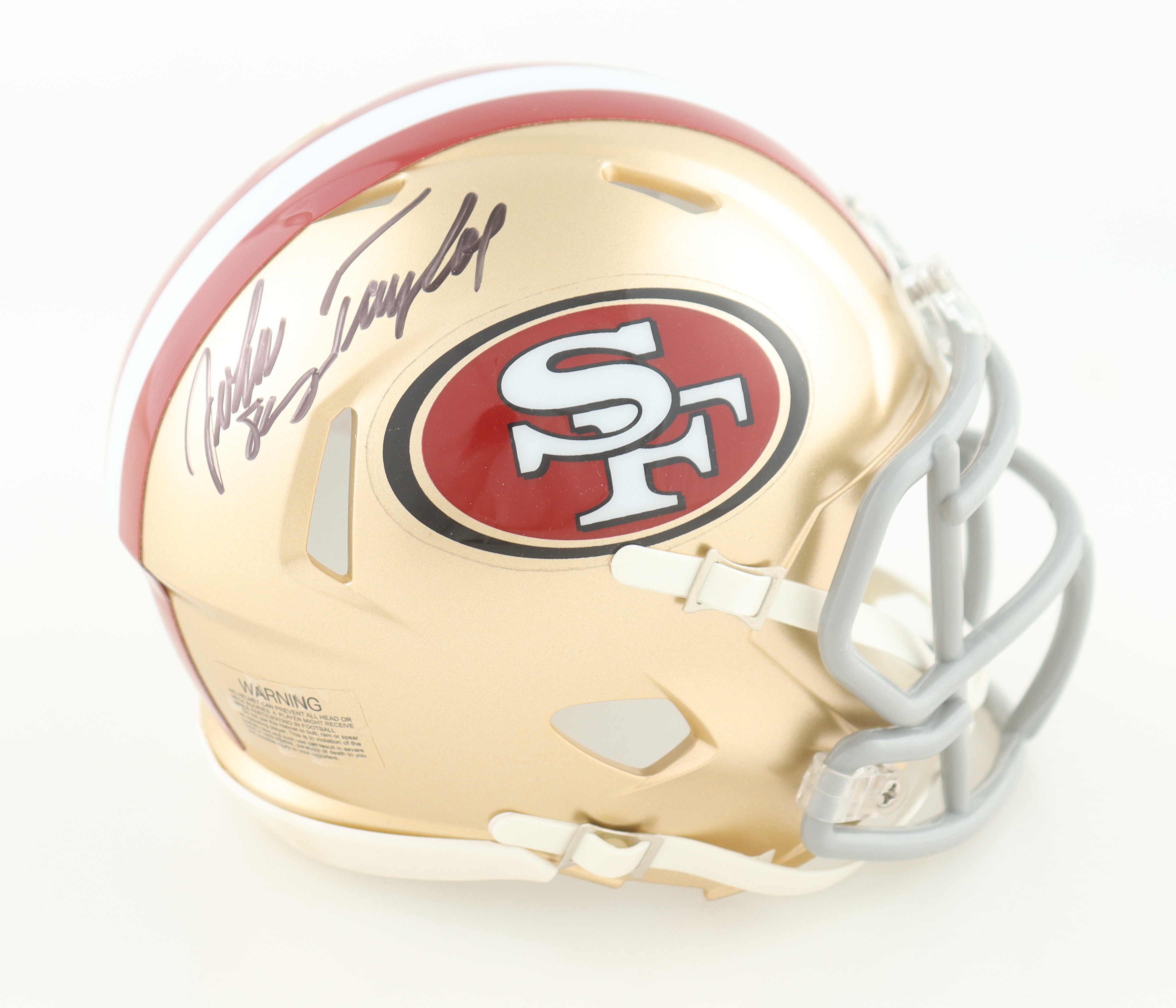 John Taylor Signed 49ers Speed Mini Helmet (JSA) at PristineAuction.com John Taylor Signed 49ers Speed Mini Helmet (JSA) at PristineAuction.com