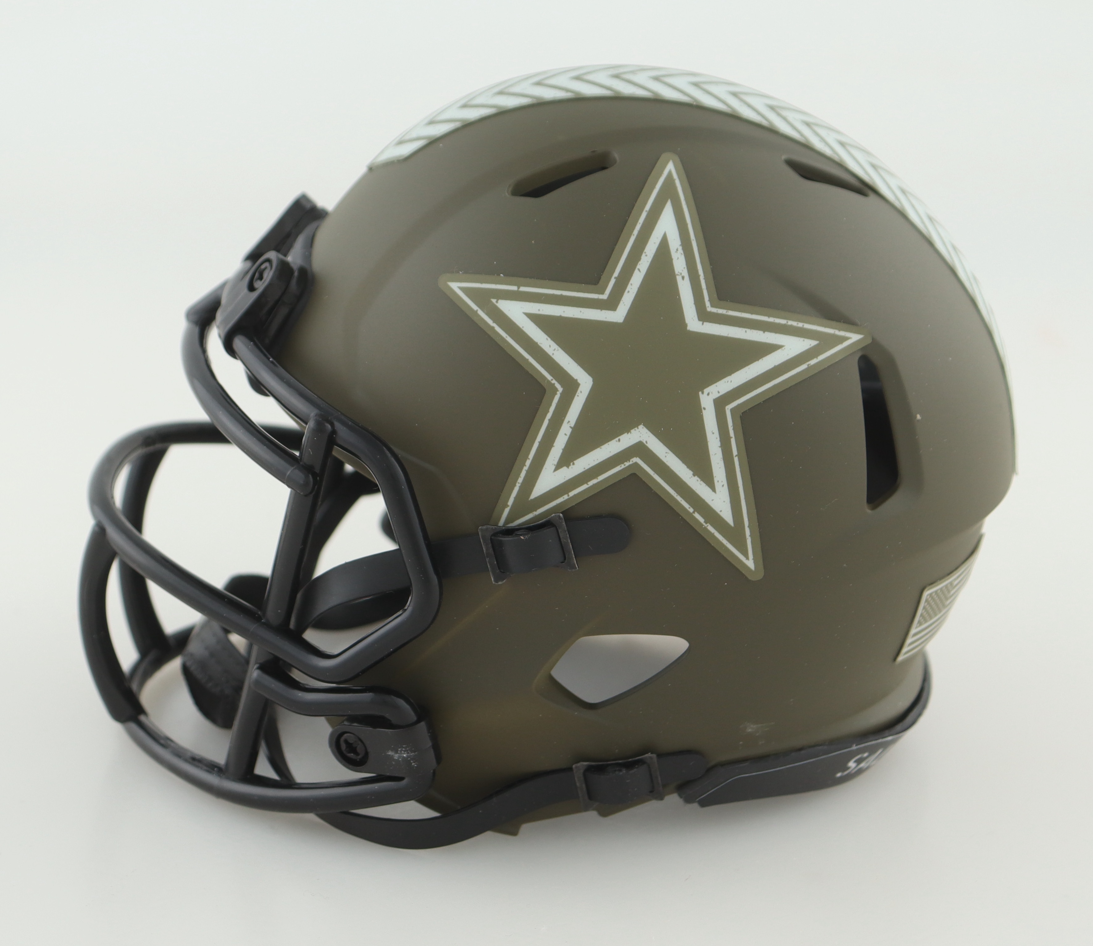 Trevon Diggs Signed Cowboys Salute To Service Alternate Speed Mini Helmet (JSA) at PristineAuction.com Trevon Diggs Signed Cowboys Salute To Service Alternate Speed Mini Helmet (JSA) at PristineAuction.com