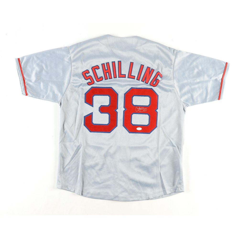 Baseball Jerseys Curt Schilling Jersey Number Autographed Baseball