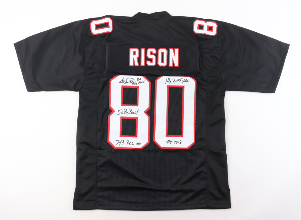 Andre Rison Signed Jersey With Multiple Inscriptions (Schwartz) at PristineAuction.com Andre Rison Signed Jersey With Multiple Inscriptions (Schwartz) at PristineAuction.com