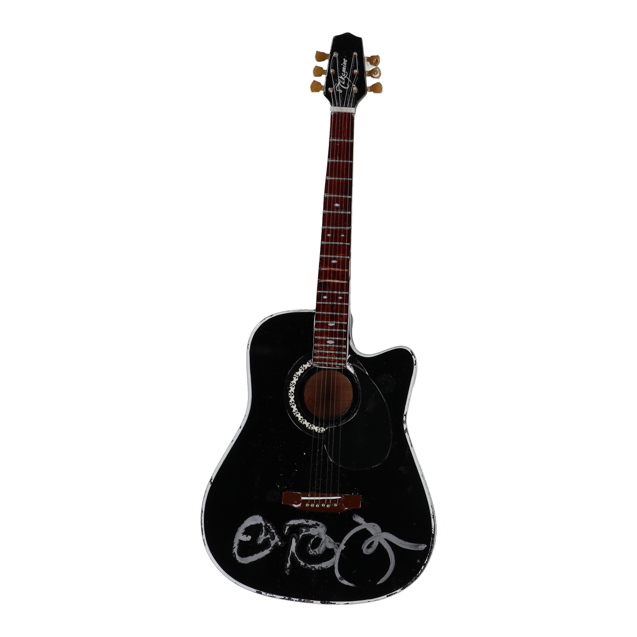 Bon Jovi This House Is Not For Sale Mini Guitar Replica Official Licensed Collectible 10 Inch Mini Axe Display Model with Stand Memorabilia Gift