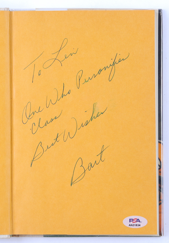 Bart Starr Signed "My Life In Football" Hardcover Book Inscribed "Best Wishes" & "One Who Personifies Class" (PSA) at PristineAuction.com Bart Starr Signed "My Life In Football" Hardcover Book Inscribed "Best Wishes" & "One Who Personifies Class" (PSA) at PristineAuction.com
