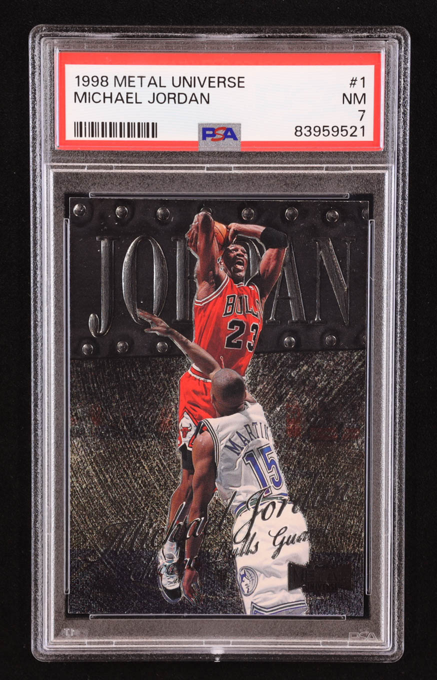 Michael Jordan 1998-99 Metal Universe #1 (PSA 7) at PristineAuction.com Michael Jordan 1998-99 Metal Universe #1 (PSA 7) at PristineAuction.com