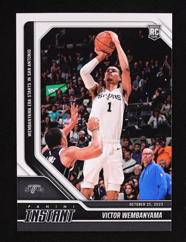 Victor Wembanyama 2023-24 Panini Instant #5 RC at PristineAuction.com Victor Wembanyama 2023-24 Panini Instant #5 RC at PristineAuction.com