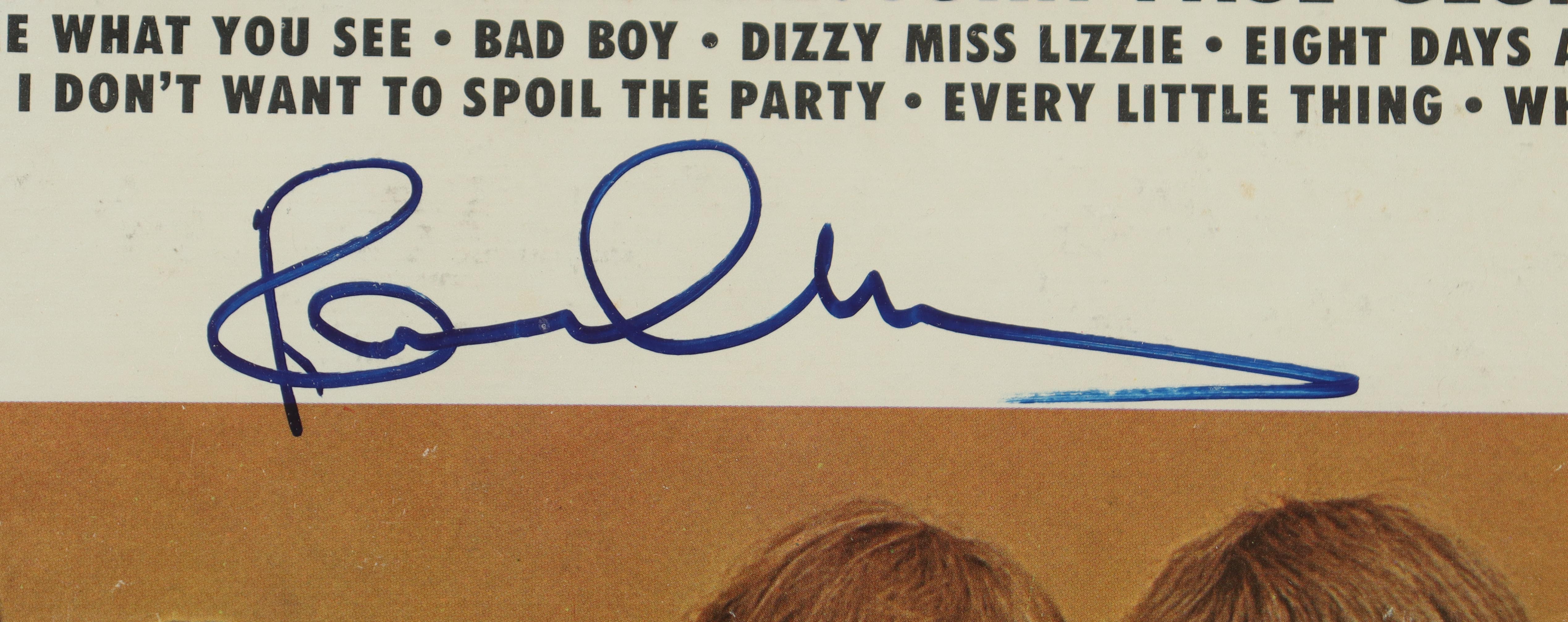 Paul McCartney Signed The Beatles "Beatles VI" Custom Framed Vinyl Album Cover Display (Perry Cox LOA) at PristineAuction.com Paul McCartney Signed The Beatles "Beatles VI" Custom Framed Vinyl Album Cover Display (Perry Cox LOA) at PristineAuction.com