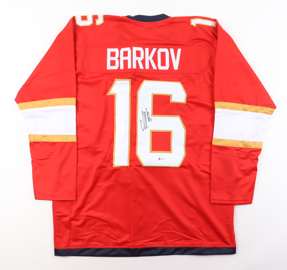 Aleksander Barkov Signed Jersey (Beckett) at PristineAuction.com Aleksander Barkov Signed Jersey (Beckett) at PristineAuction.com