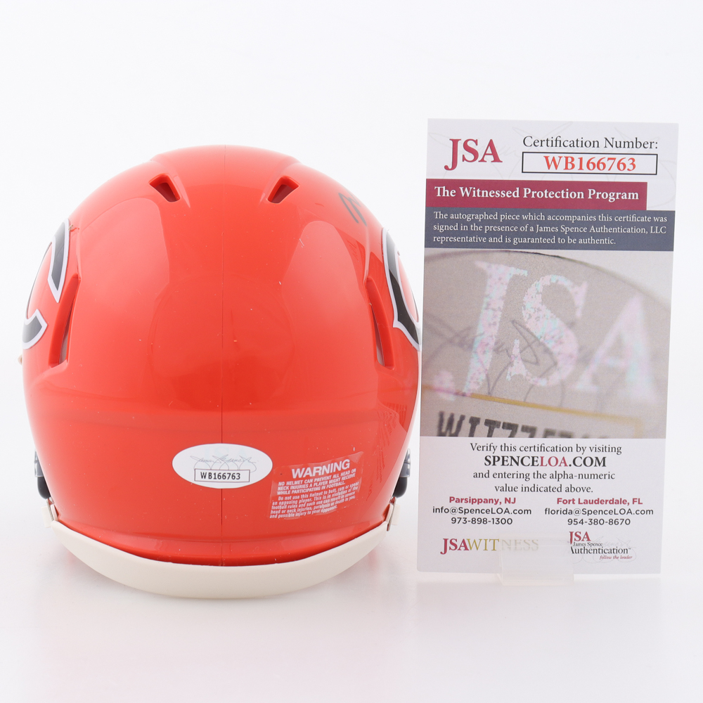 Montez Sweat Signed Bears Speed Mini Helmet (JSA) at PristineAuction.com Montez Sweat Signed Bears Speed Mini Helmet (JSA) at PristineAuction.com