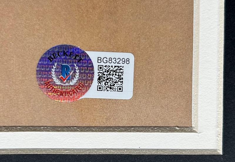 Billie Eilish Signed Custom Framed Photo (Beckett) at PristineAuction.com Billie Eilish Signed Custom Framed Photo (Beckett) at PristineAuction.com