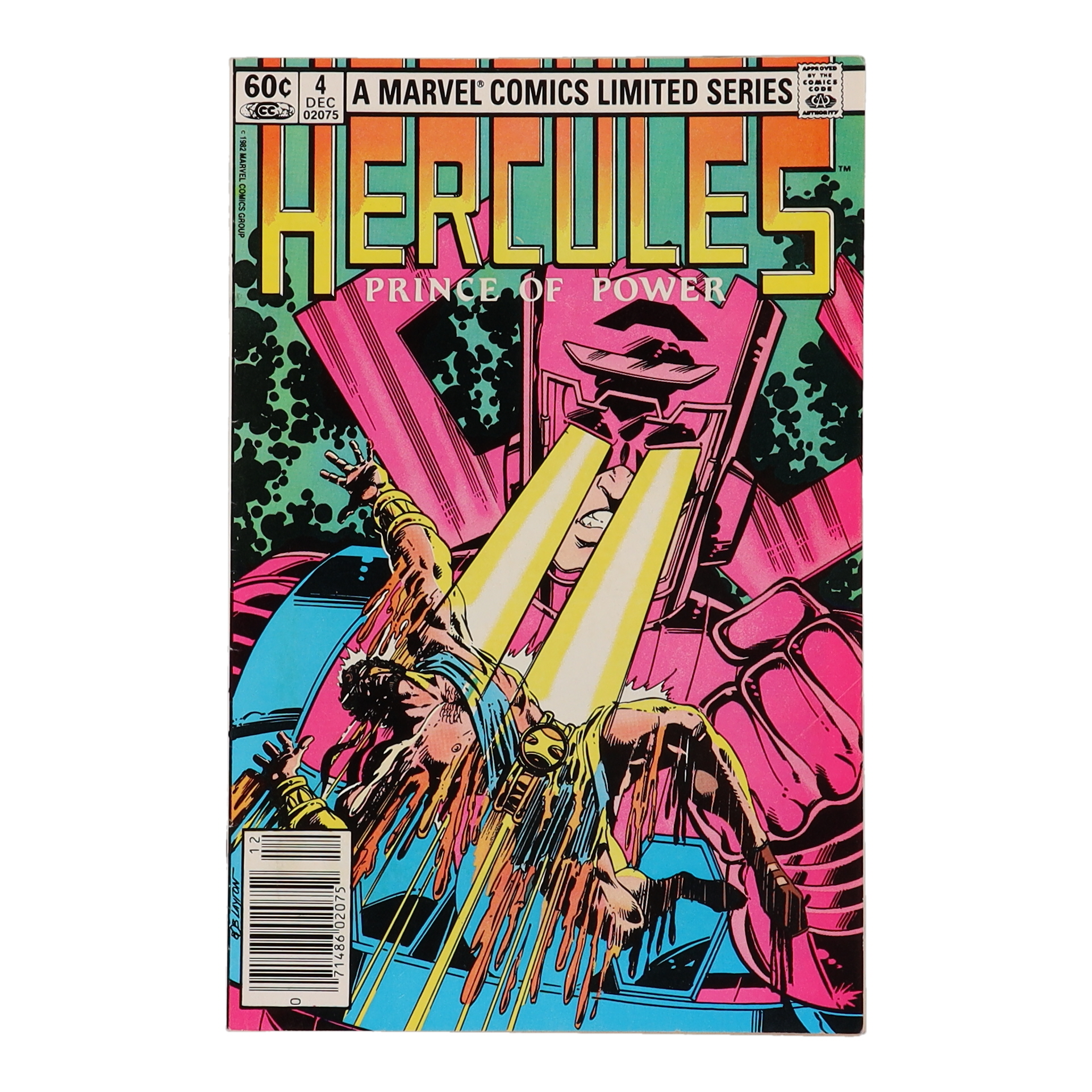 1982 "Hercules" Issue #4 Marvel Comic Book at PristineAuction.com 1982 "Hercules" Issue #4 Marvel Comic Book at PristineAuction.com