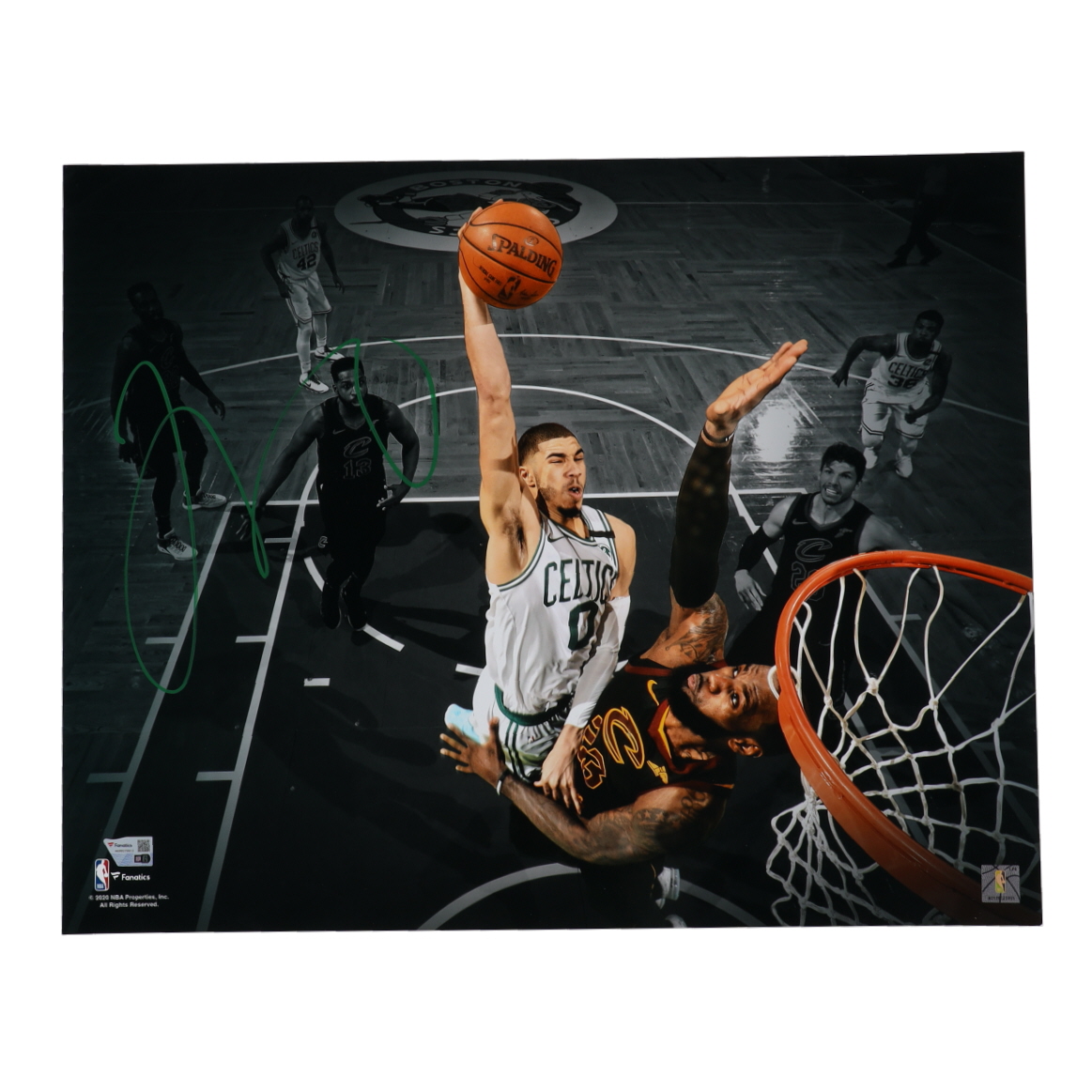 Jayson Tatum Signed Celtics 16x20 Photo (Fanatics) at PristineAuction.com Jayson Tatum Signed Celtics 16x20 Photo (Fanatics) at PristineAuction.com