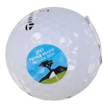 Wyndham Clark Signed 2024 Pebble Beach Pro-Am Golf Ball (JSA) at PristineAuction.com Wyndham Clark Signed 2024 Pebble Beach Pro-Am Golf Ball (JSA) at PristineAuction.com