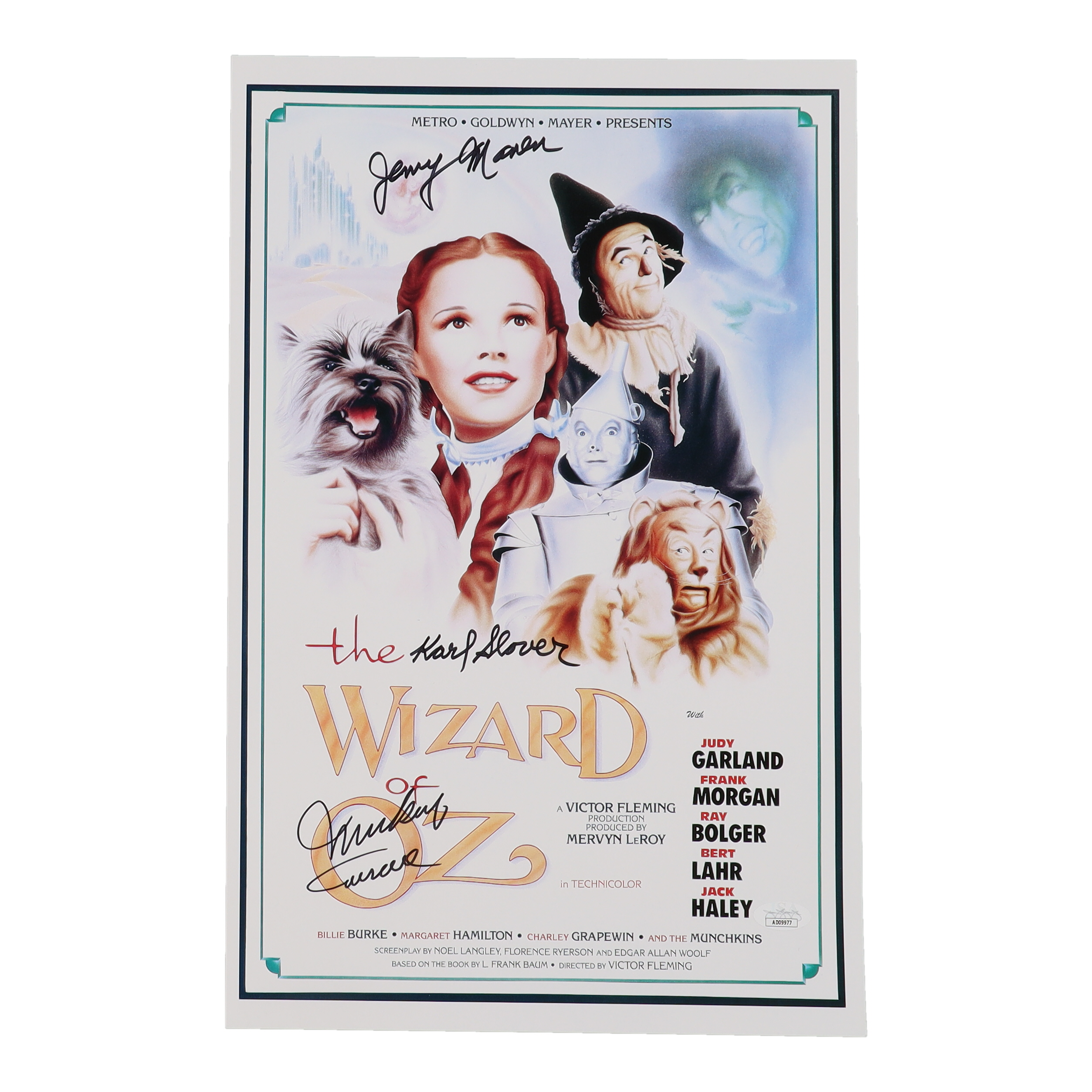 Mickey Carroll, Karl Slover & Jerry Maren Signed "The Wizard of Oz" 11x17 Photo (JSA) at PristineAuction.com Mickey Carroll, Karl Slover & Jerry Maren Signed "The Wizard of Oz" 11x17 Photo (JSA) at PristineAuction.com