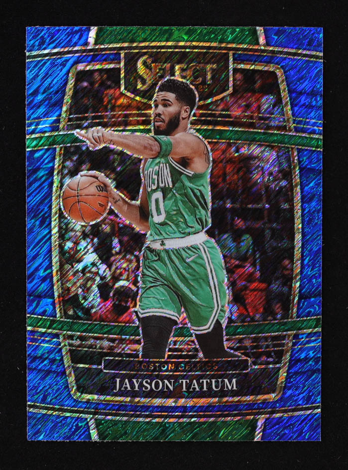Jayson Tatum 2021-22 Select Prizms Blue Shimmer #77 at PristineAuction.com Jayson Tatum 2021-22 Select Prizms Blue Shimmer #77 at PristineAuction.com