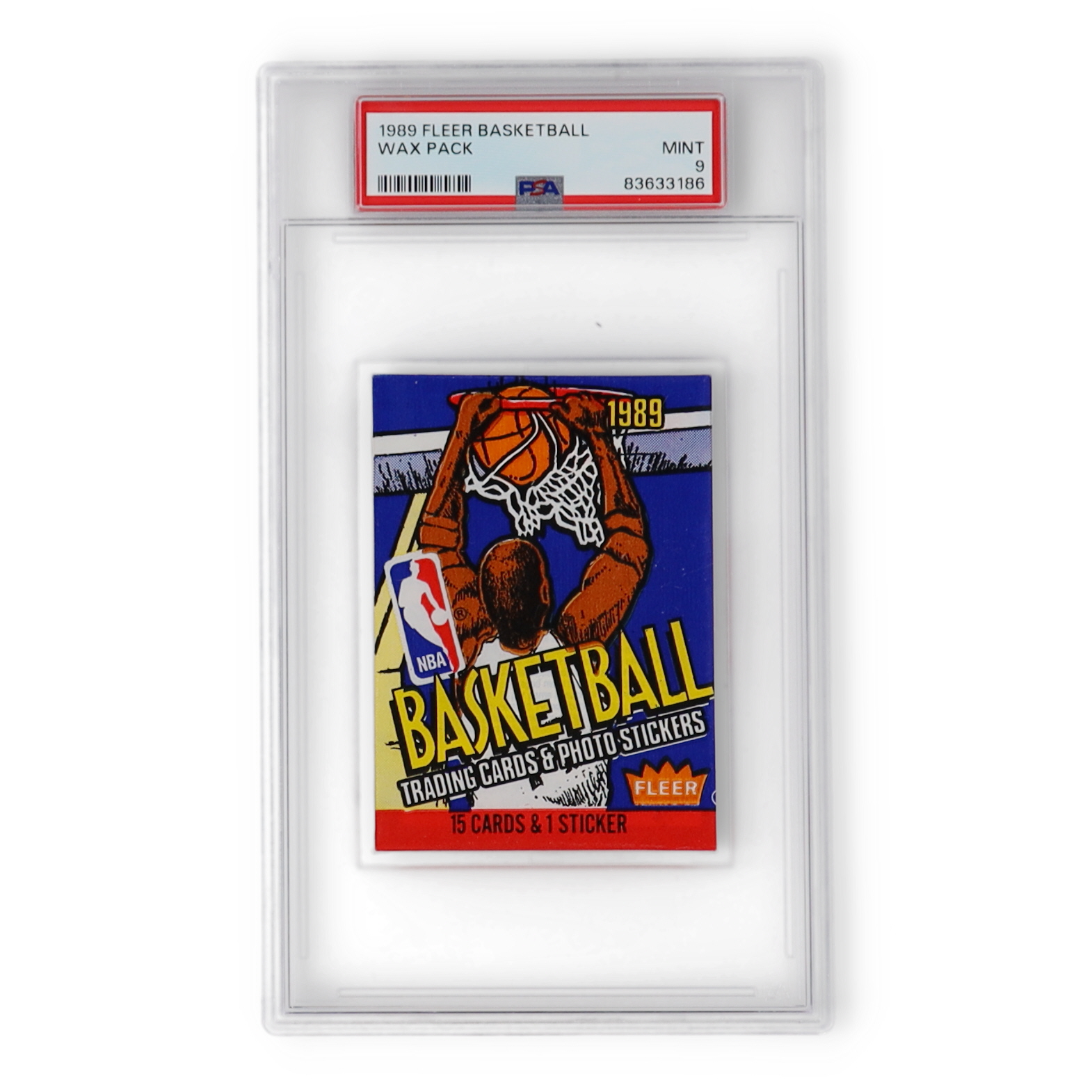1989 Fleer Basketball Wax Pack (PSA 9) at PristineAuction.com 1989 Fleer Basketball Wax Pack (PSA 9) at PristineAuction.com