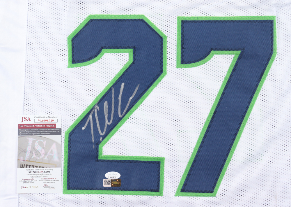 Tariq Woolen Signed Jersey (JSA) at PristineAuction.com Tariq Woolen Signed Jersey (JSA) at PristineAuction.com