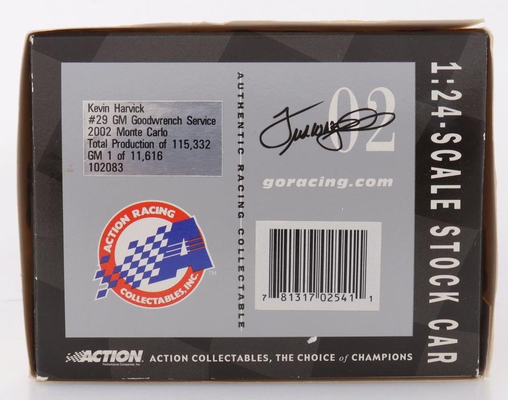 Kevin Harvick LE #29 GM Goodwrench Service 2002 Monte Carlo 1:24 Diecast Car at PristineAuction.com Kevin Harvick LE #29 GM Goodwrench Service 2002 Monte Carlo 1:24 Diecast Car at PristineAuction.com